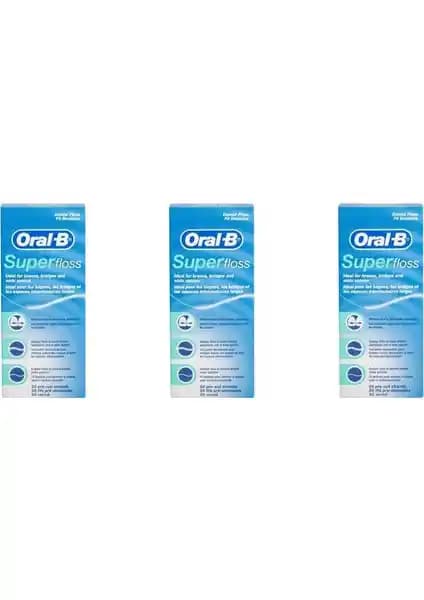 Oral-B Super Floss Diş İpi 150 Adetlik Paketle Uzun Süreli Ağız Bakımı