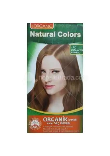 Organik Natural Colors Orta Altın Kumral Saç Boyası: Doğal ve Kalıcı Renk Seçeneği