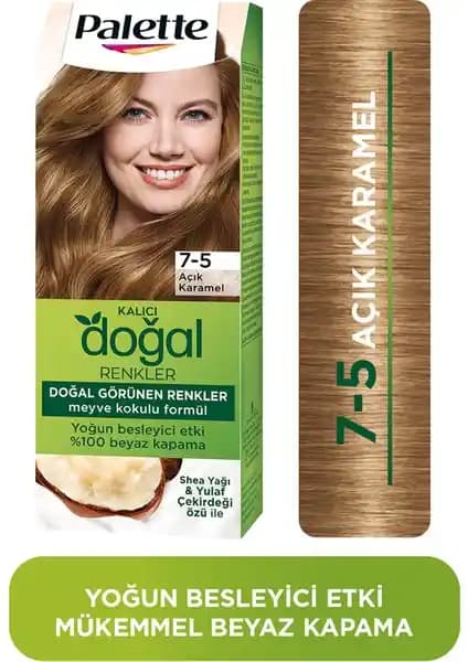 Palette Kalıcı Doğal Renkler 7-5 Açık Karamel Shea Yağı Saç Boyası İnceleme ve Kullanıcı Yorumları