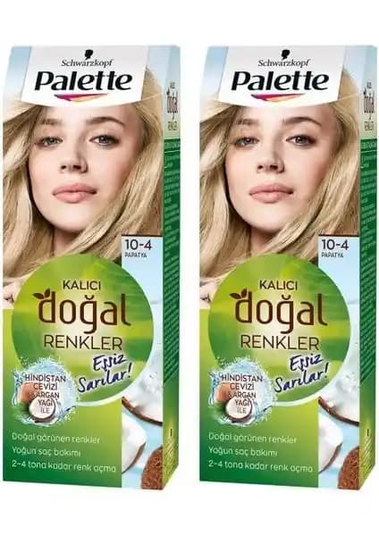 Palette Kalıcı Doğal Renkler Saç Boyası 10-4 Papatya ile Uzun Süreli Doğal Kızıl Tonlar