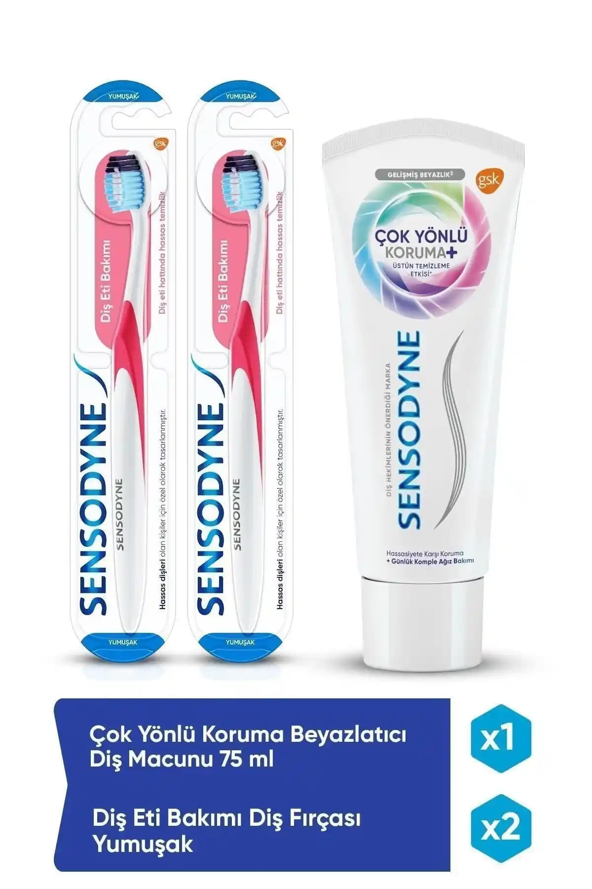 Sensodyne Çok Yönlü Koruma Beyazlatıcı Diş Macunu ve Diş Eti Bakımı Seti İncelemesi