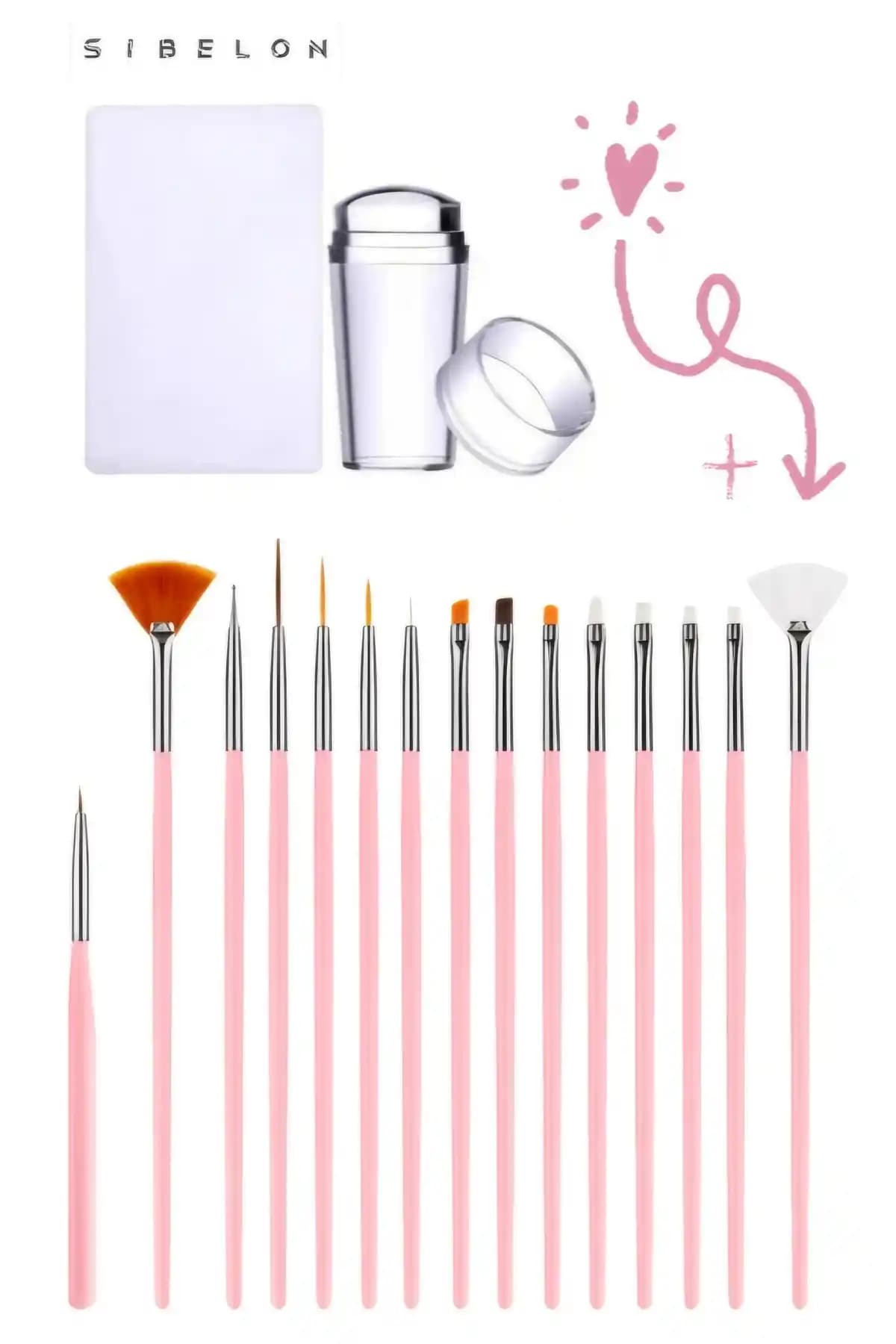 Sibelon Tırnak Resim ve Nail Art Seti Profesyonel ve Hobi Kullanımı İçin Gelişmiş Seçenek