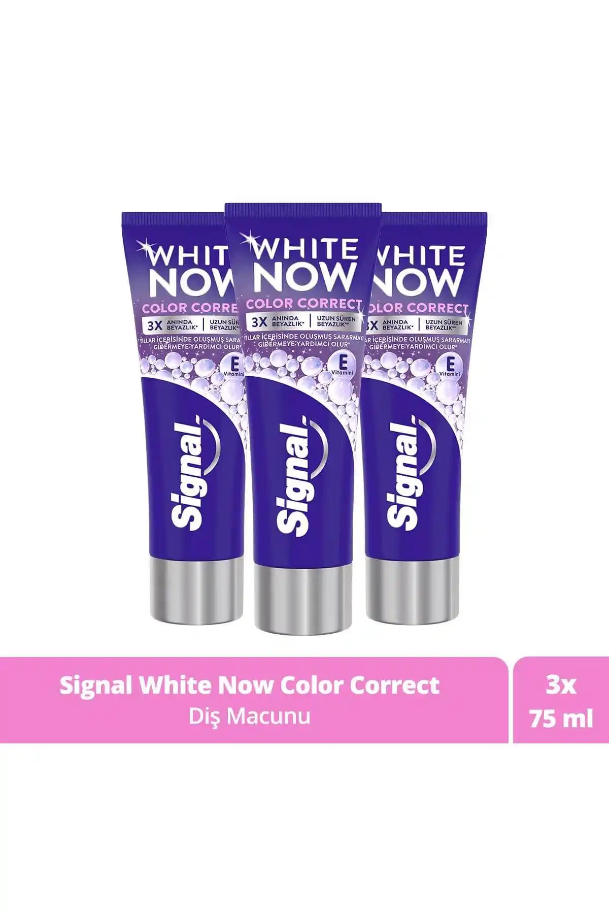 Signal White Now Color Correct Diş Macunu: Uzun Süreli Beyazlık ve Temizlik Çözümü