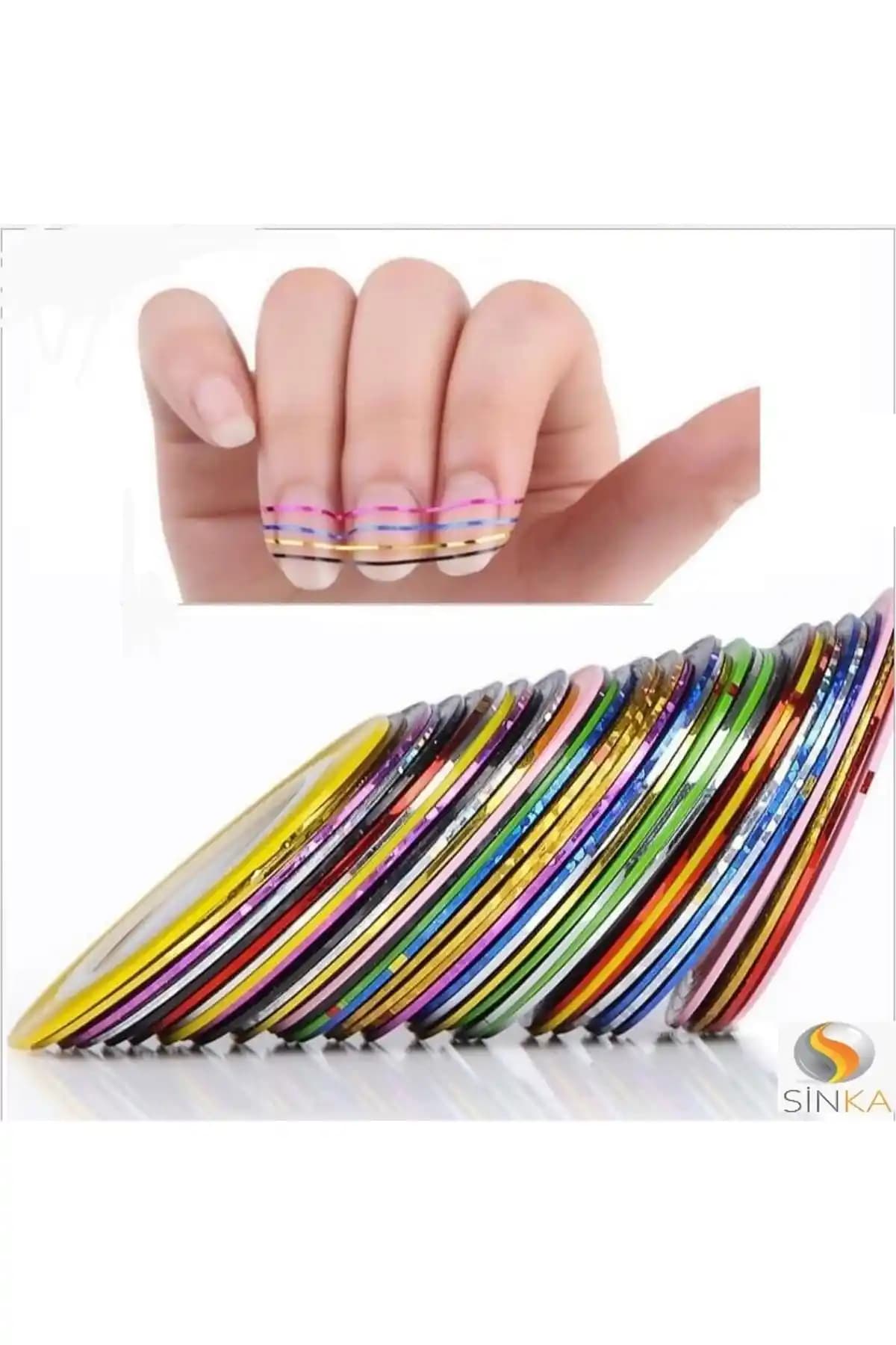 SİNKA Tırnak Nail Art Desen Şerit Bantları ile Estetik ve Pratik Tırnak Süsleme Çözümleri