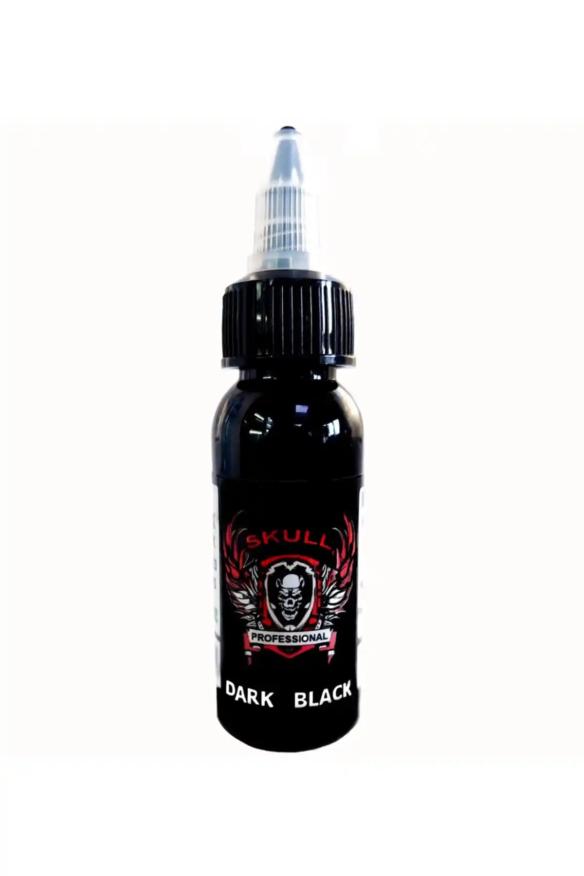 Skull Koyu Siyah Dövme Boyası 30 ml Profesyonel ve Amatör Kullanım İçin Uygun
