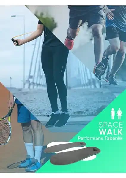 Tabanex Space Walk Jel Tabanlık Erkekler İçin Konfor ve Şok Emici Özelliklerle Tasarlandı