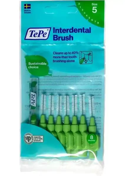 Tepe Arayüz Fırçası 8'li Set: Ulaşılması Güç Bölgeler İçin Etkili Diş Temizliği Çözümü