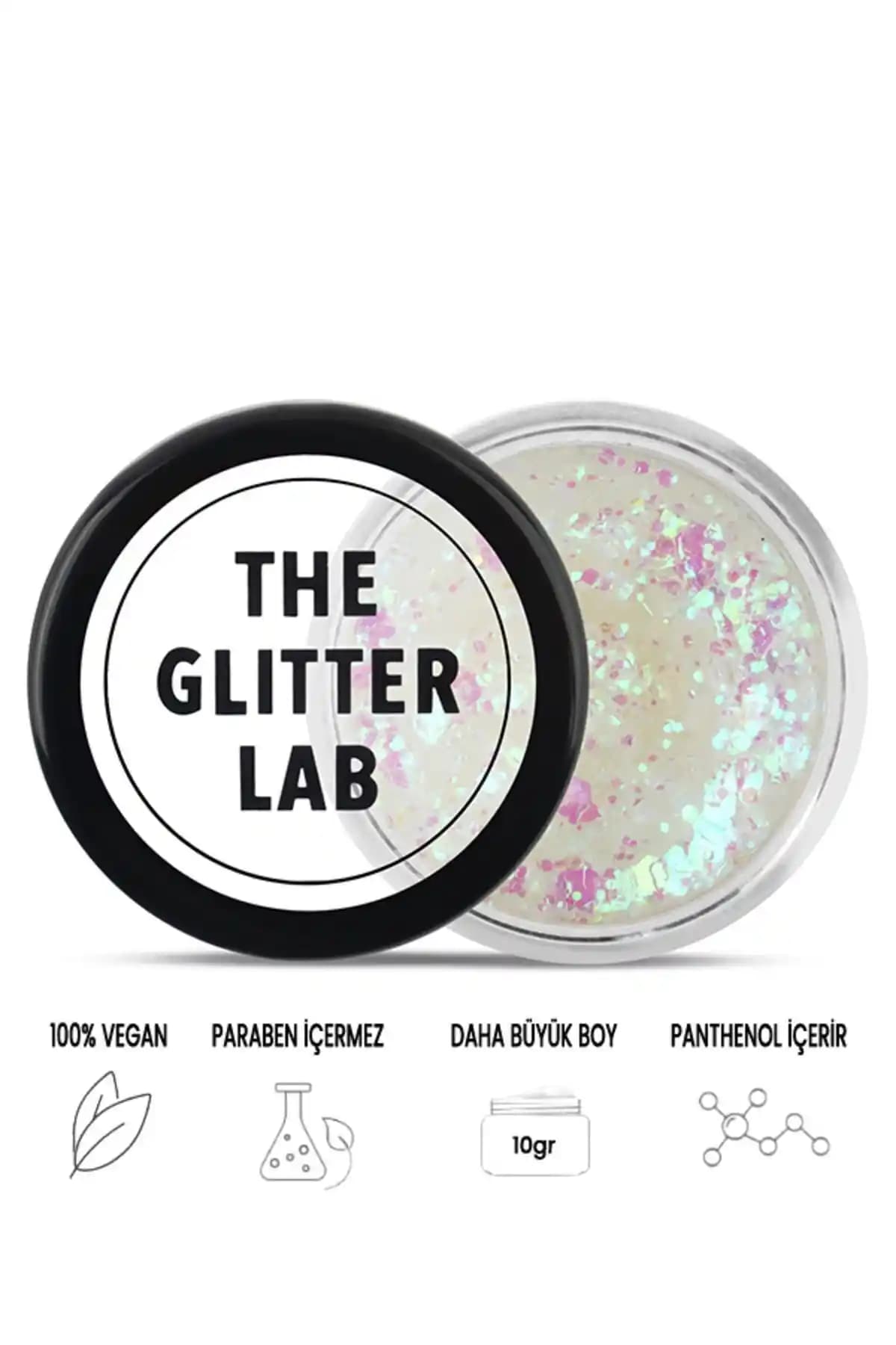 The Glitter Lab Jel Formlu Parlak Glitter Ballet Slipper Renkli ve Dayanıklı Kozmetik Ürünü