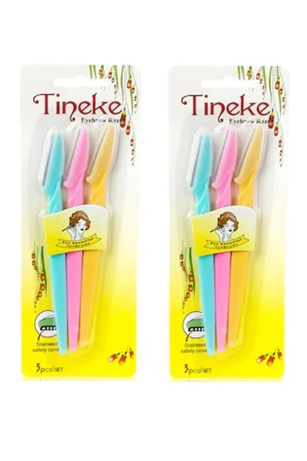 TİNEKE 3'lü Kaş Usturası Seti: Ekonomik ve Hijyenik Kaş Bakım Çözümü