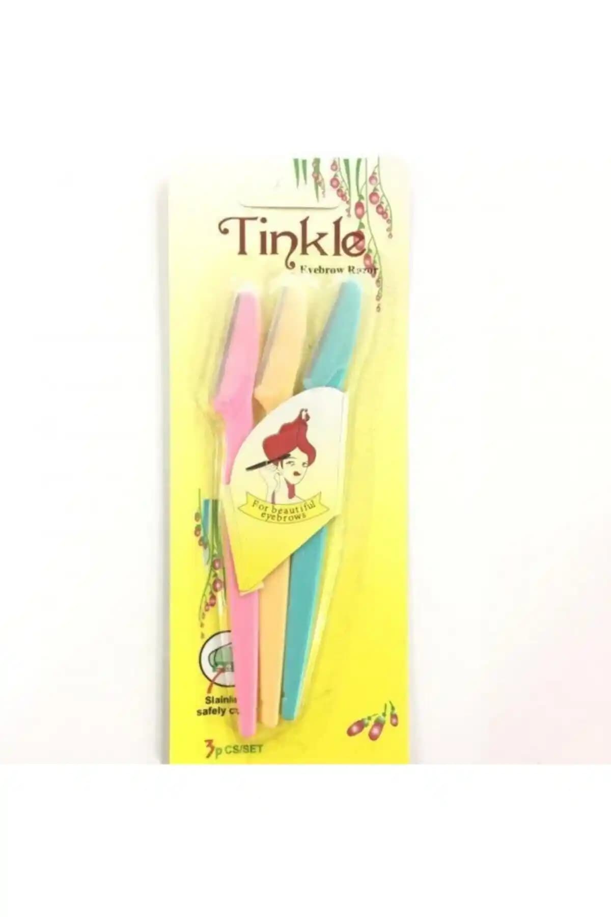 Tinkle Hedy Beauty 3'lü Kaş Usturası: Dayanıklı ve Hassas Kullanım İçin Uygun Tasarım