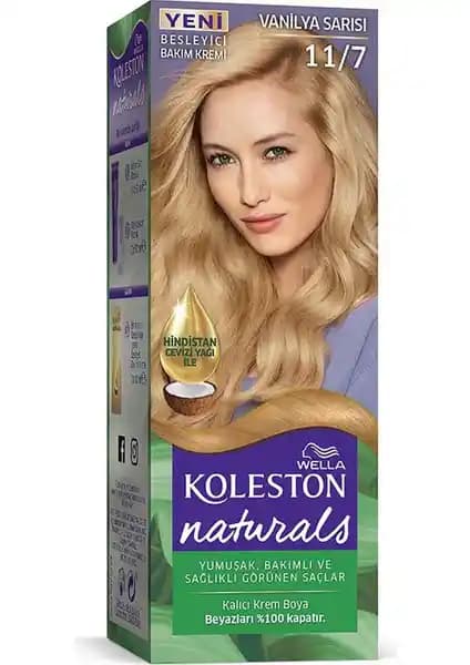 Wella Koleston Naturals 11/7 Vanilya Sarısı Saç Boyası ile Doğal ve Parlak Görünüm