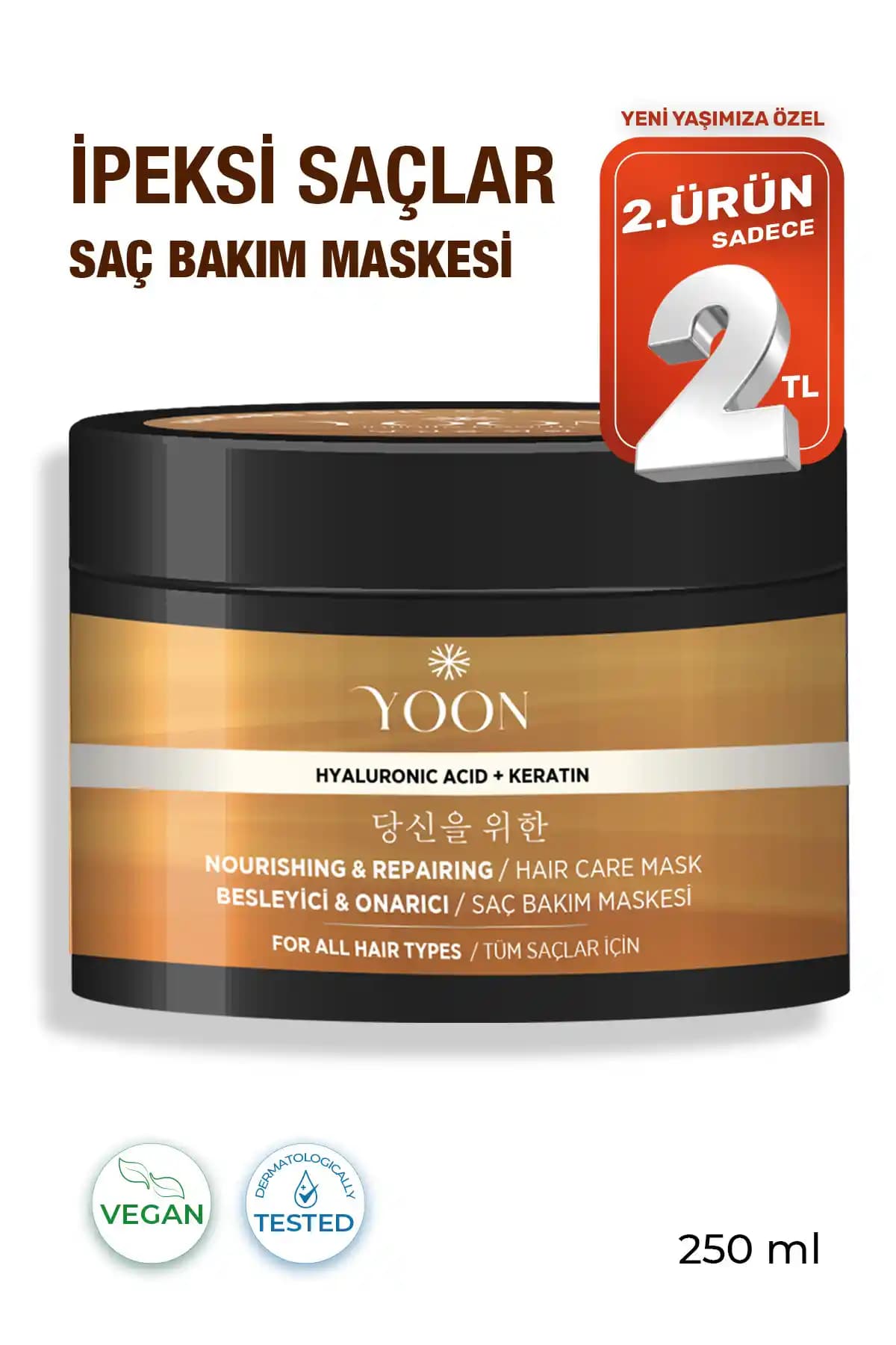 YOON Saç Bakım Maskesi: Derinlemesine Onarıcı ve Besleyici Saç Maskesi Özellikleri