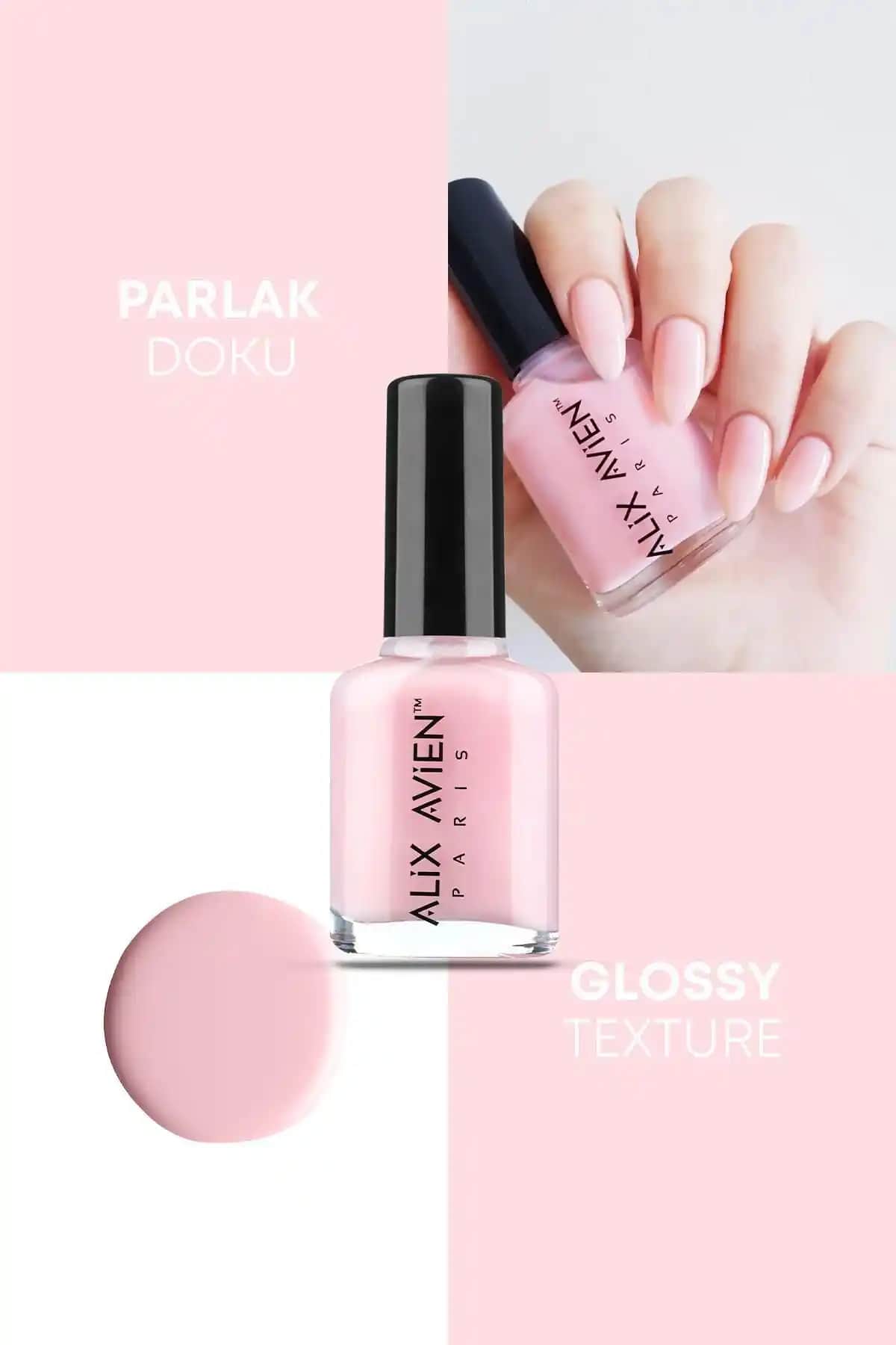 Alix Avien Açık Pembe ve Note Cosmetics Kahverengi Oje Karşılaştırması