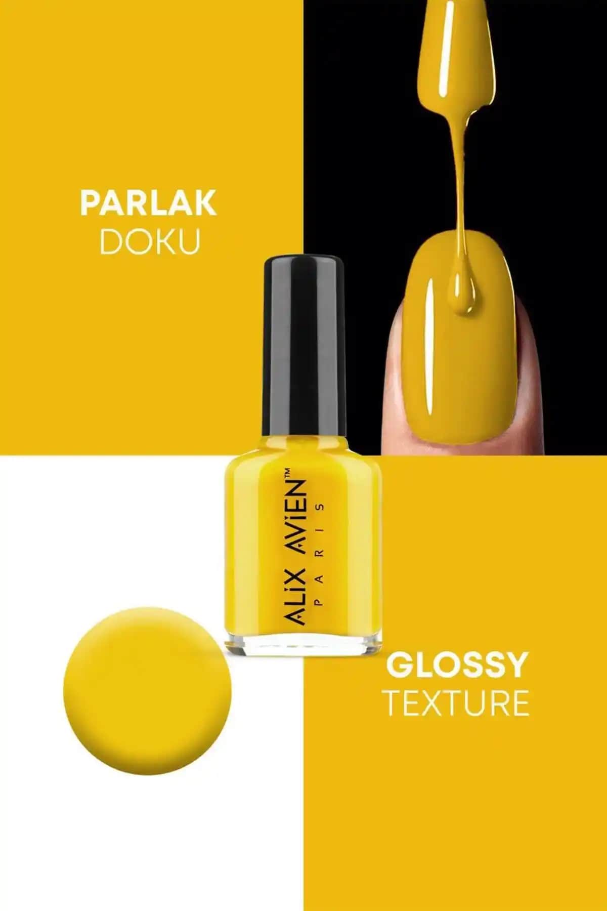 Alix Avien Sarı Oje 68: Parlaklık ve Dayanıklılık Sağlayan Enerjik Renk Seçeneği