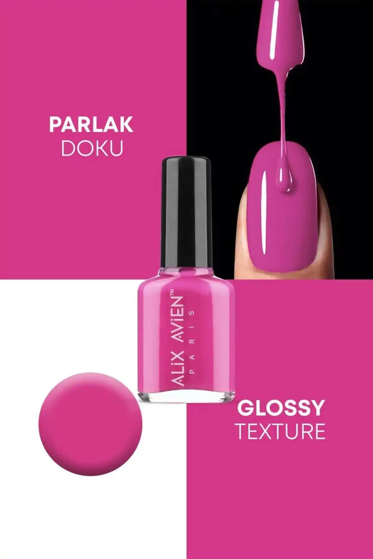 Alix Avien Şeker Pembe 61: Parlak ve Uzun Süre Dayanan Kalıcı Oje Deneyimi