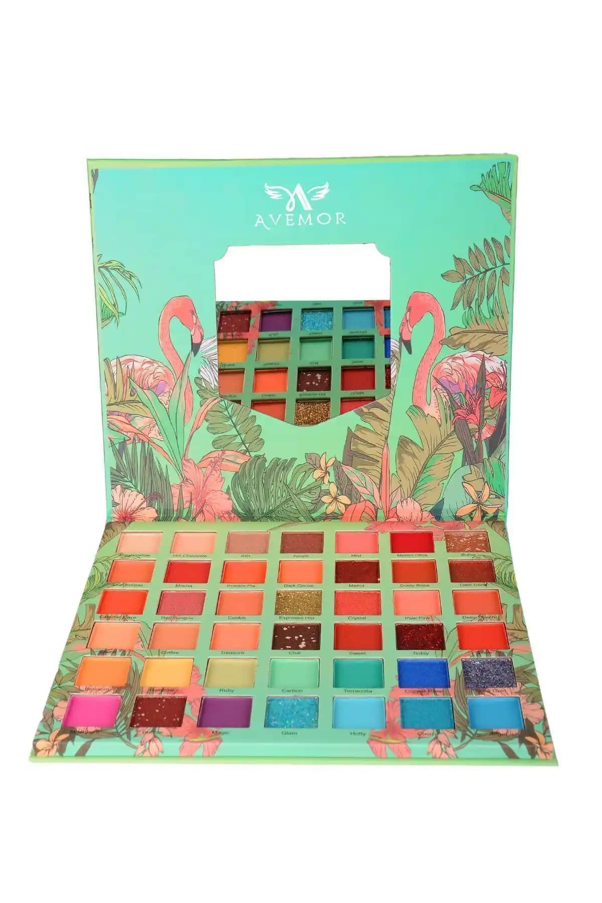 AVEMOR ve Lady Beauty Flamingo Holiday Makyaj Paletleri Karşılaştırması