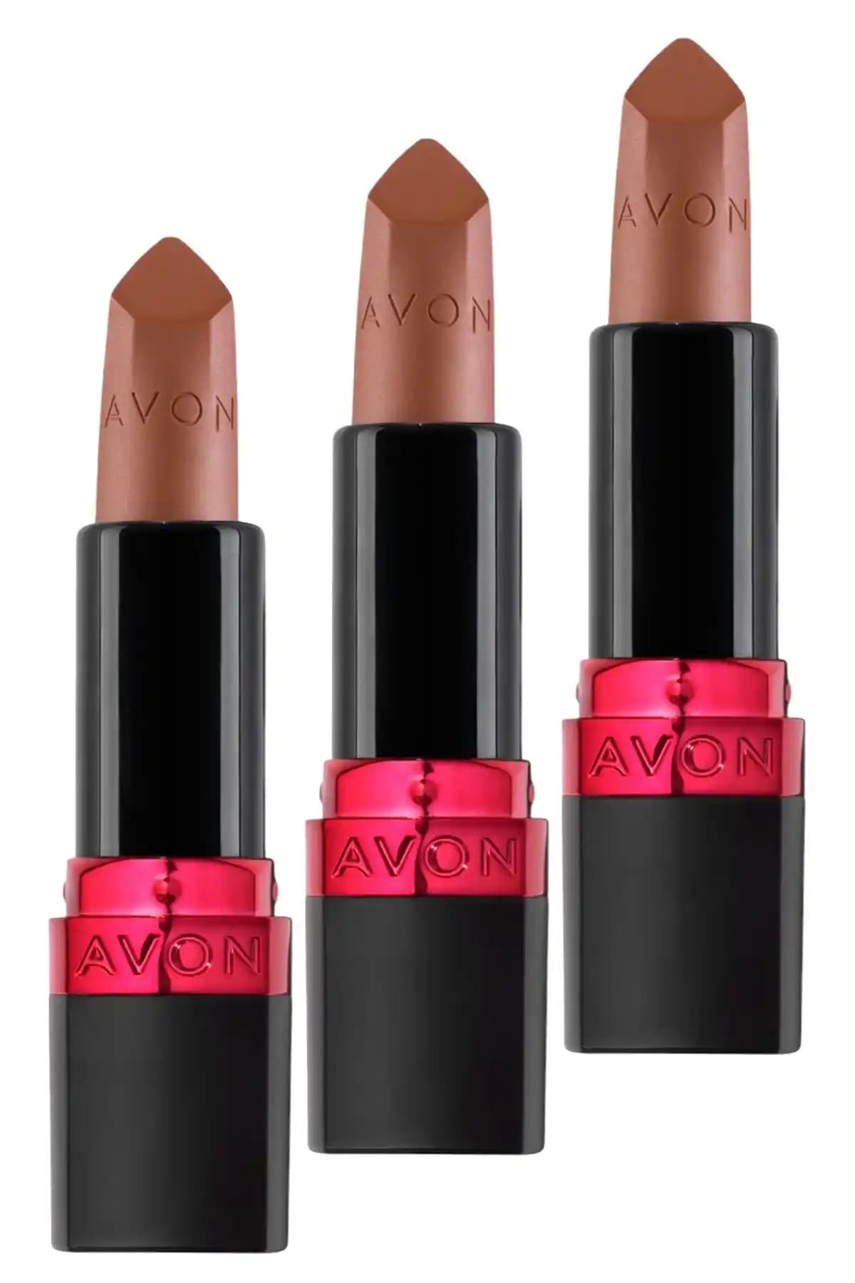 Avon Ultra Mat Ruj Marvellous Mocha Üçlü Set: Modern ve Kalıcı Dudaklar İçin Uygun Seçenek