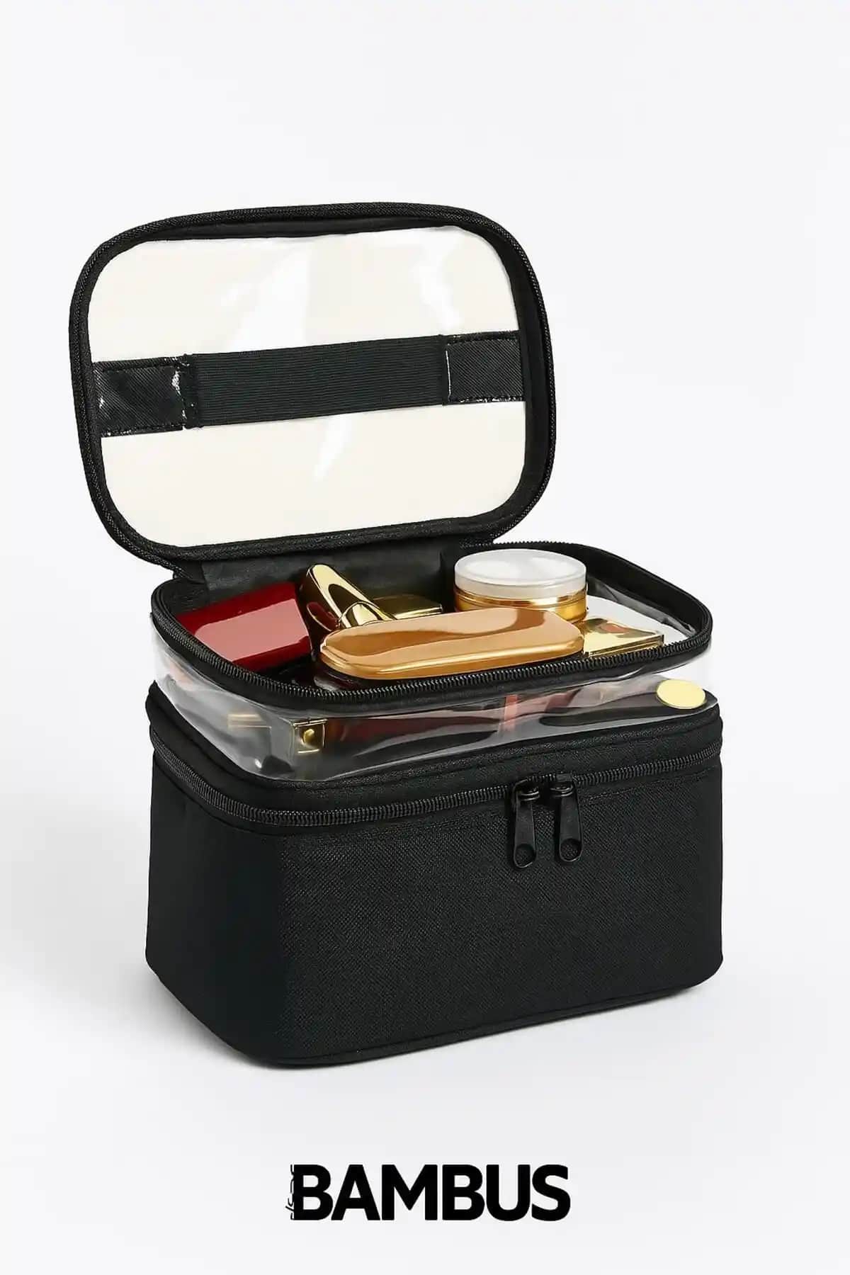 Bambus Home Kadın Makyaj Çantası: Şık Tasarım ve Pratik Kullanım İmkanı