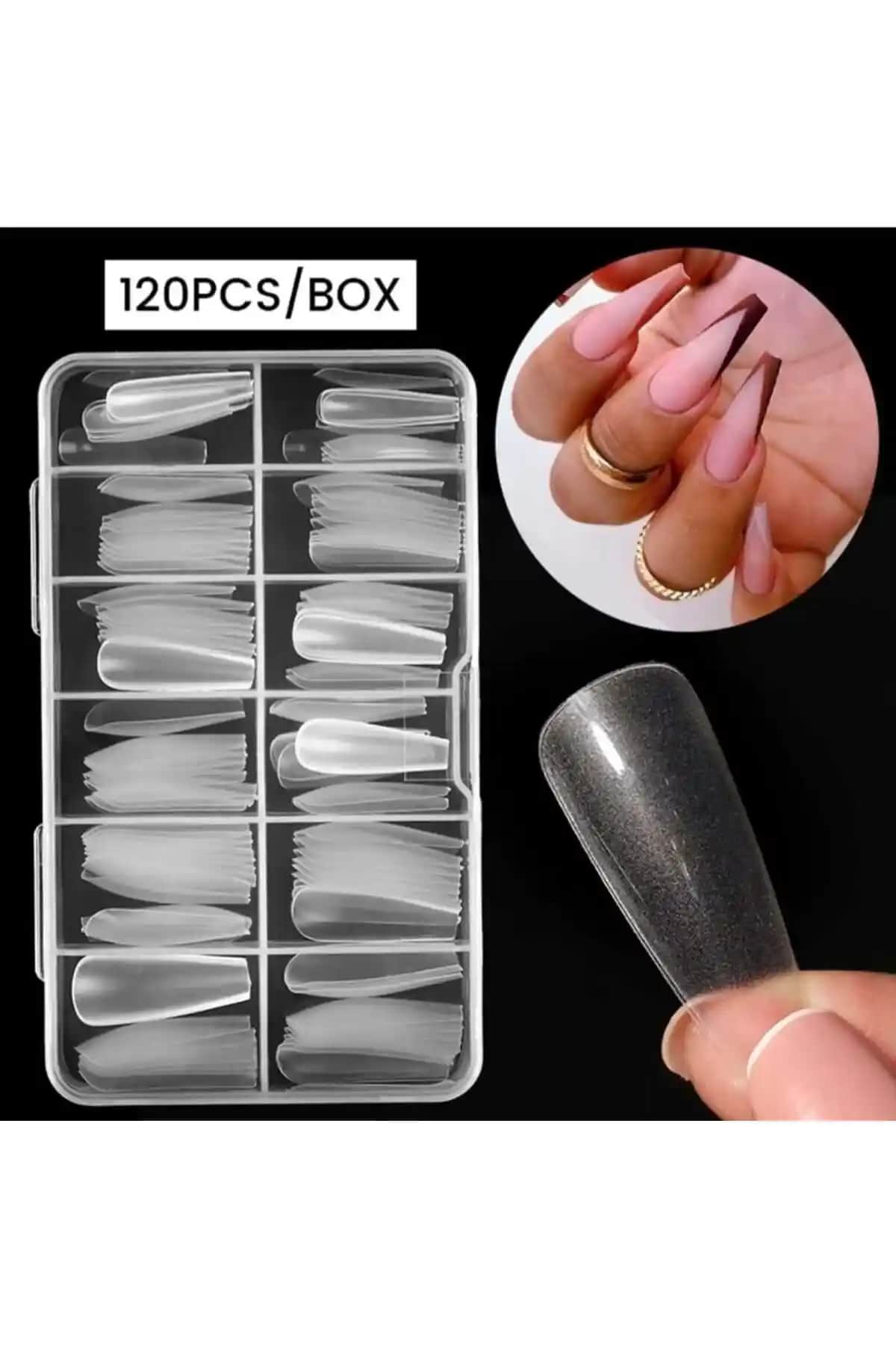 Born Pretty Balerin Takma Tırnak Jel Destekli Küt Tırnak Tipsi ile Estetik ve Dayanıklı Tırnaklar