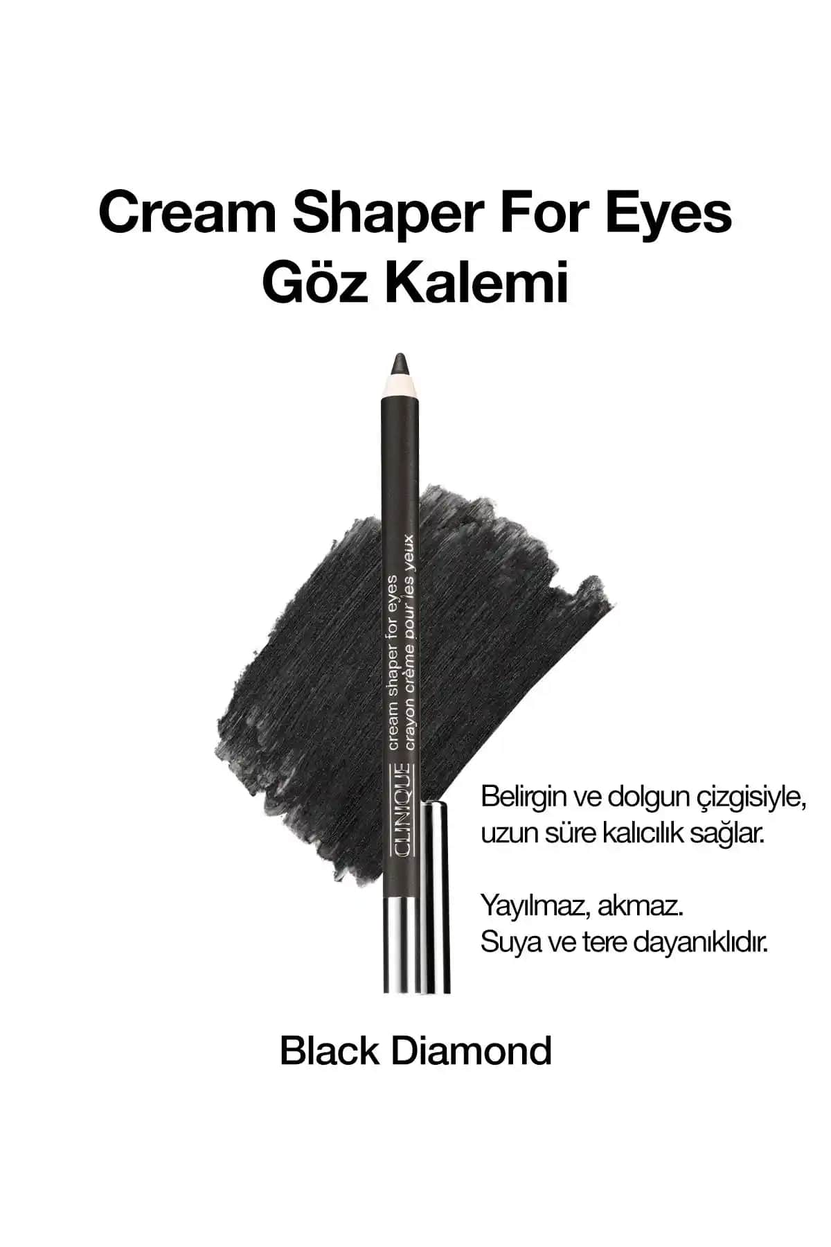 Clinique Cream Shaper For Eyes Siyah Diamond Göz Kalemi Detaylı İnceleme ve Özellikler