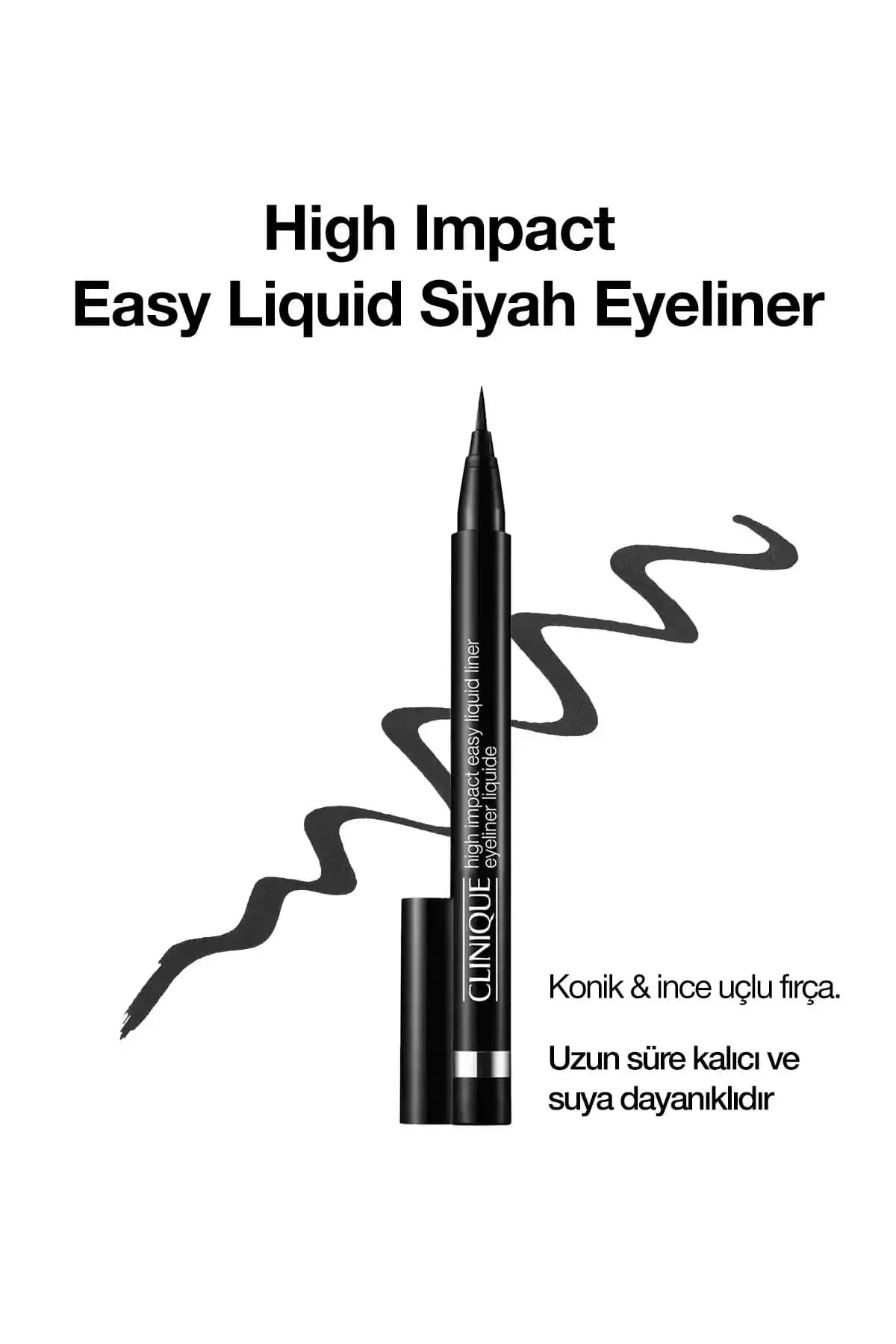 Clinique High Impact Easy Liquid Eyeliner ile Gün Boyu Mükemmel ve Kalıcı Göz Makyajı