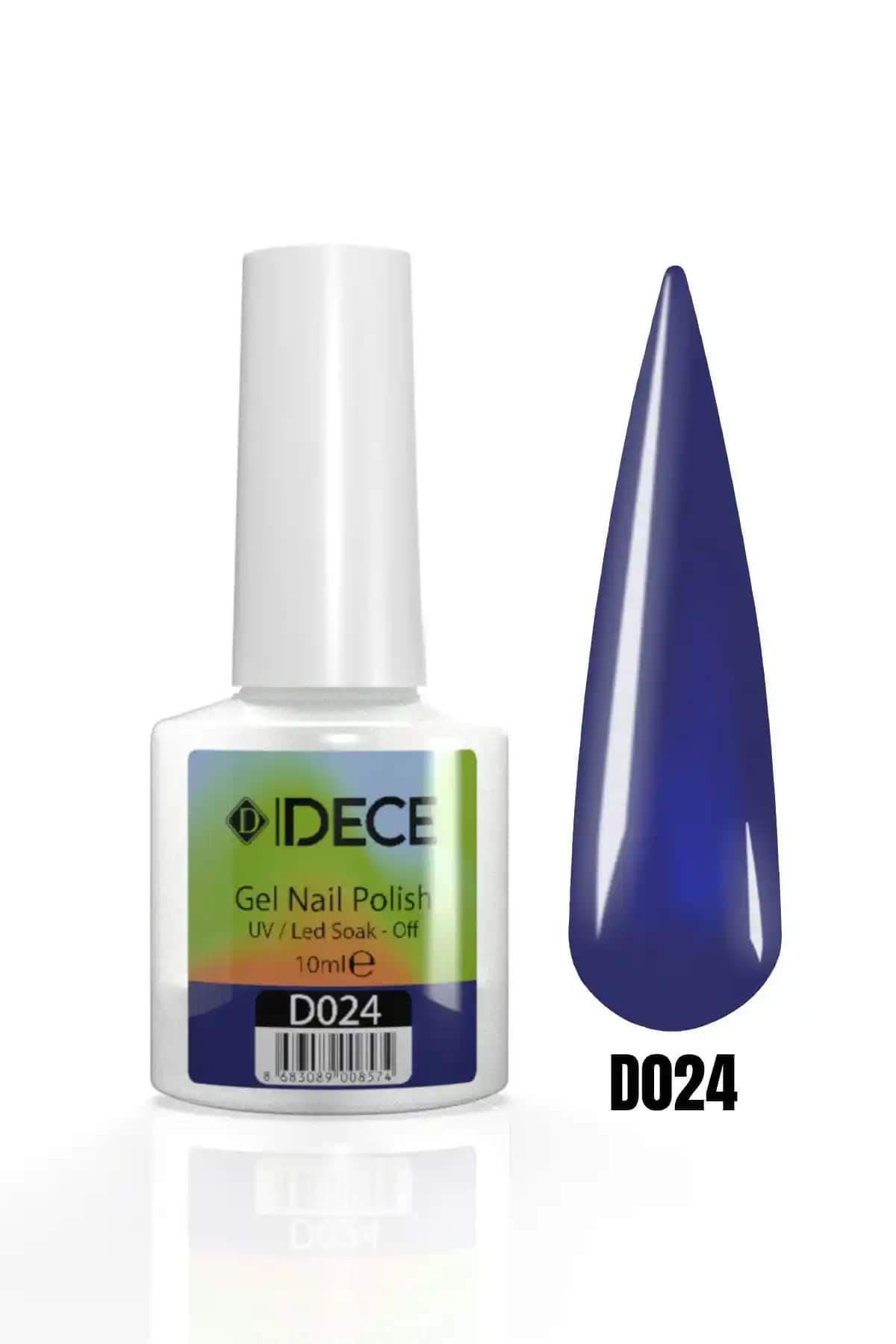 D Dece Kalıcı UV LED Mavi Oje 10ml - Uzun Süre Dayanıklı ve Güvenli Güzellik Ürünü