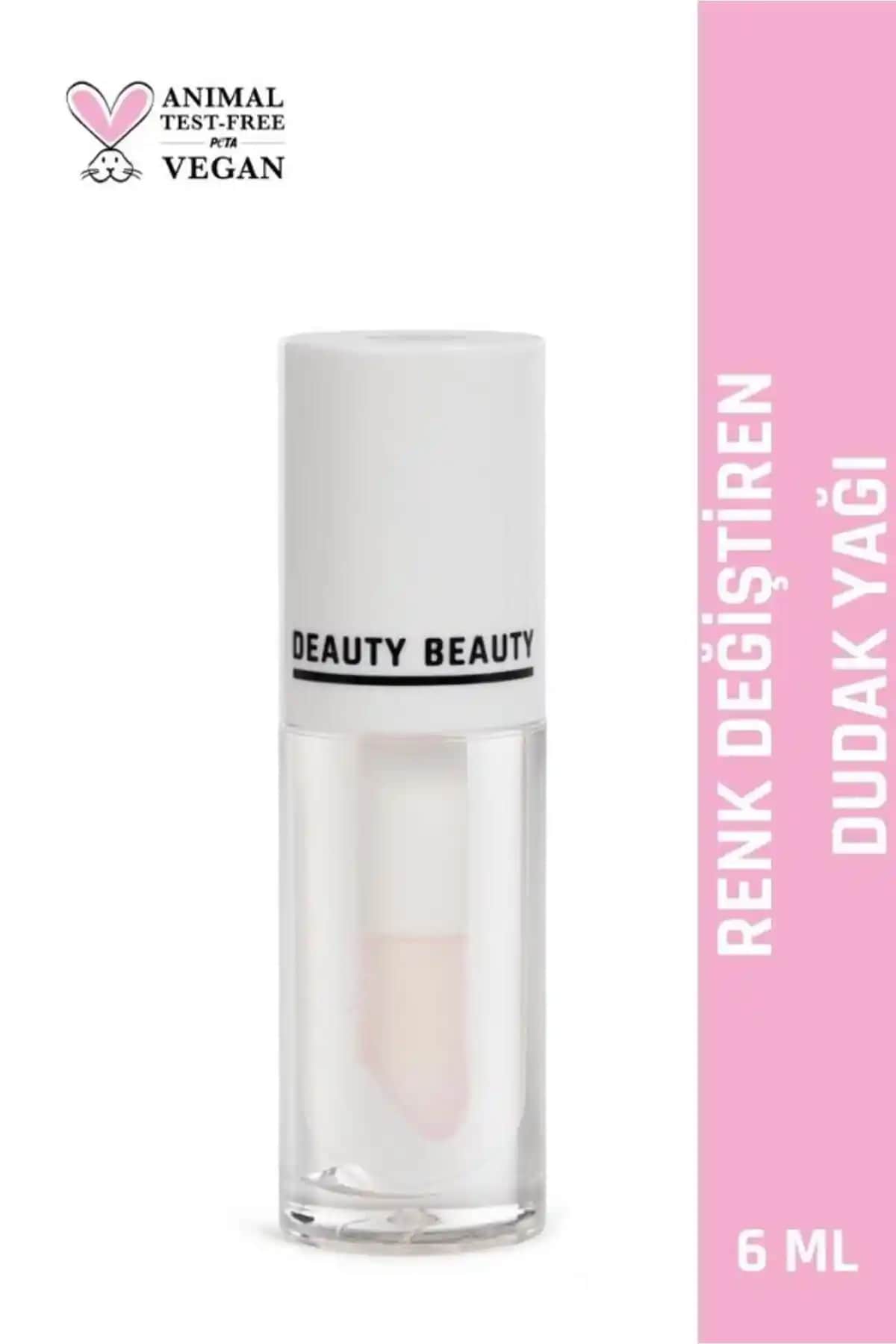 Deauty Skin Renk Değiştiren Dudak Bakım Yağı ile Doğal ve Dolgun Dudaklar