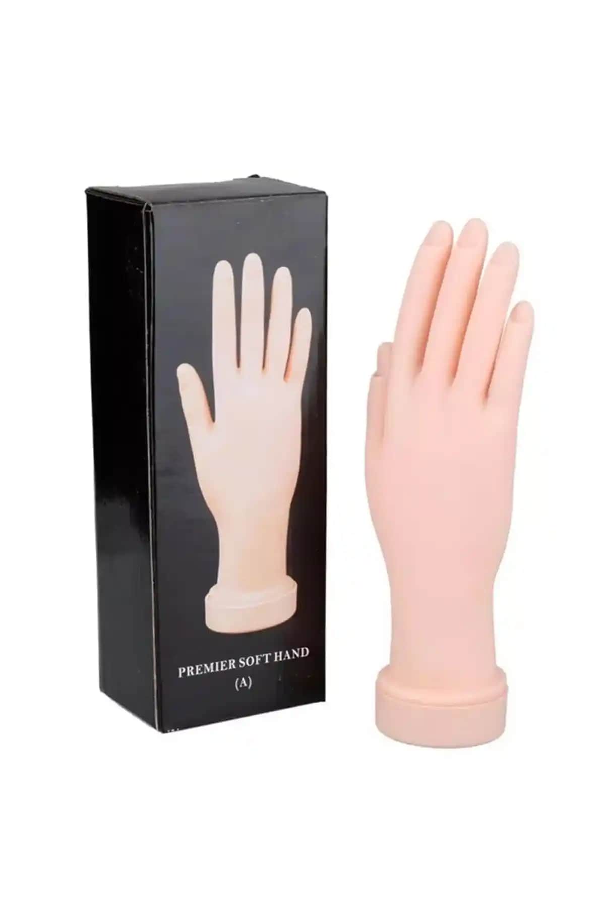 ELLEA NAIL Silikon Protez Tırnak Eğitim Eli: Pratik ve Ergonomik Tırnak Eğitimi Aracı