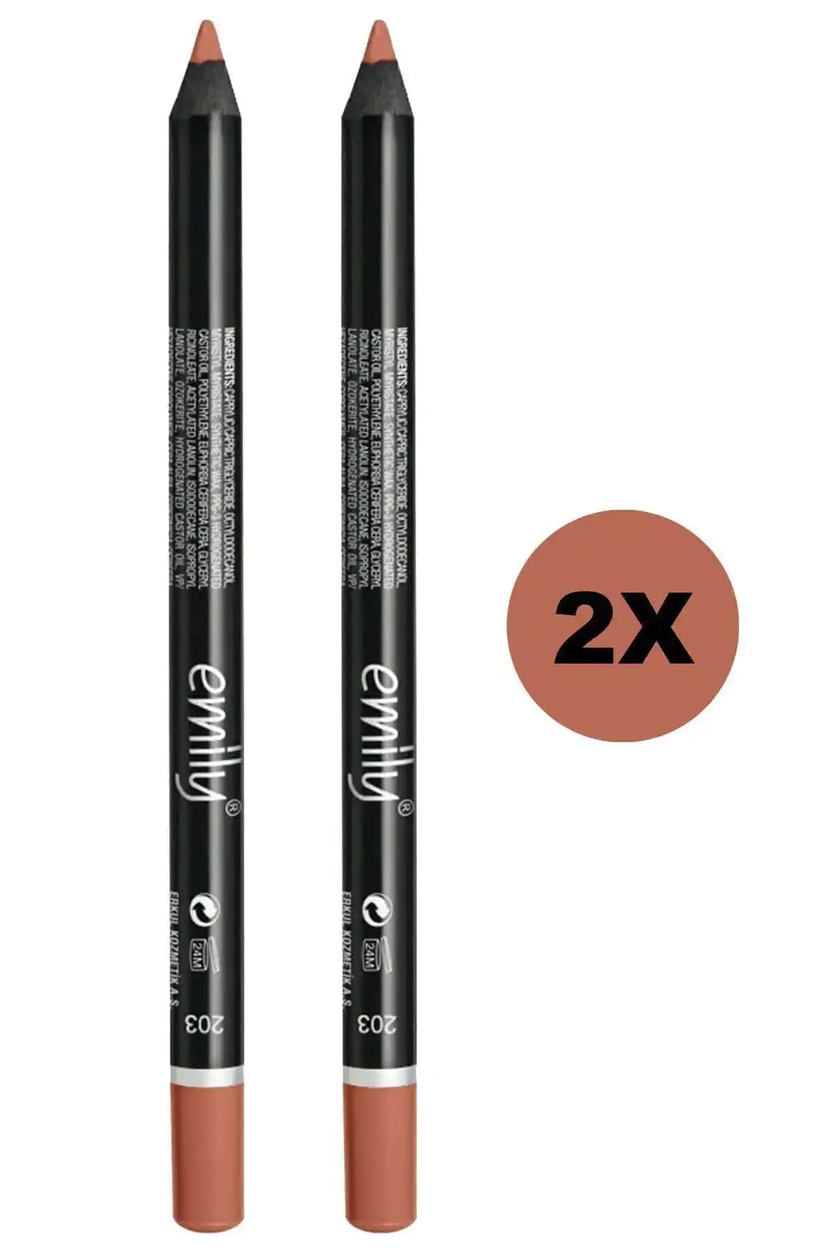 EMILY Dudak Kalemi 203 Doğal ve Kalıcı Dudaklar İçin Mükemmel Seçenek