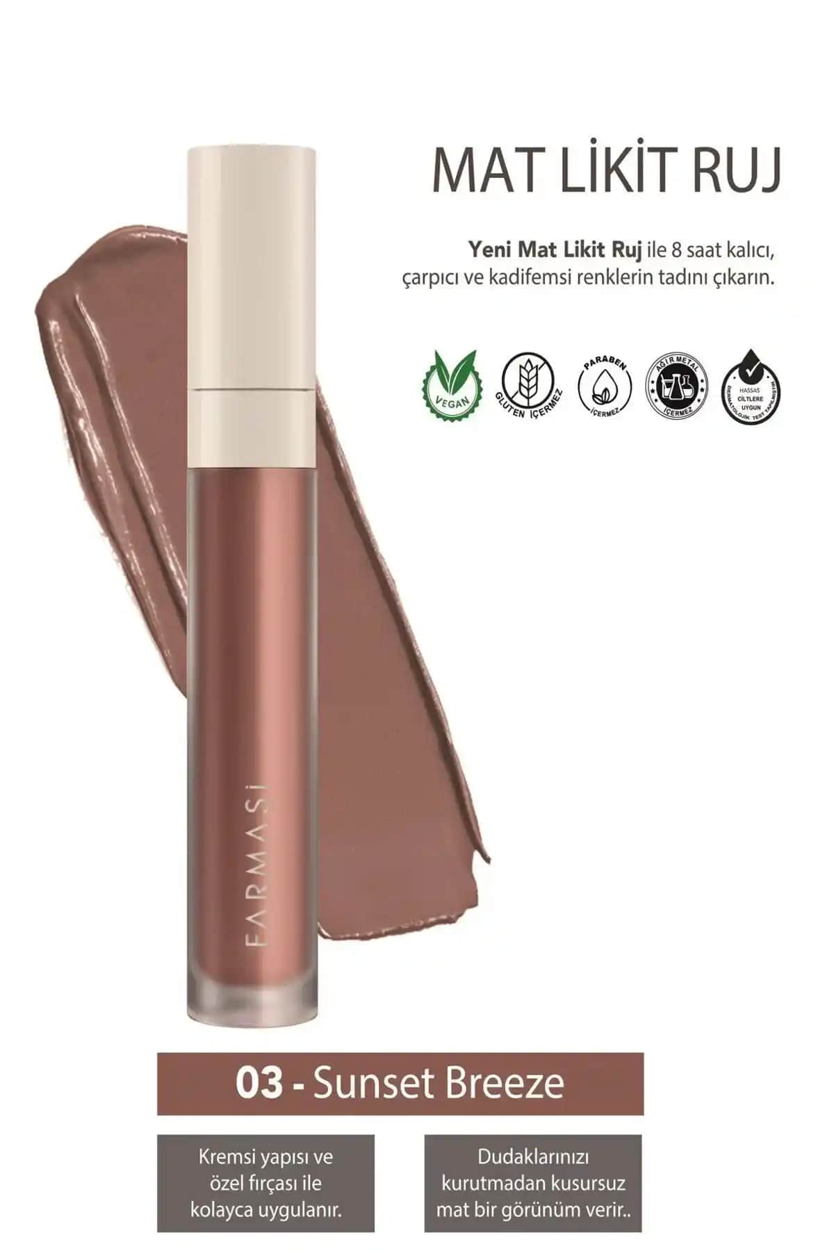 Farmasi Mat Likit Ruj Karşılaştırması: Sunset Breeze ve Au Natural Ürünleri İncelemesi