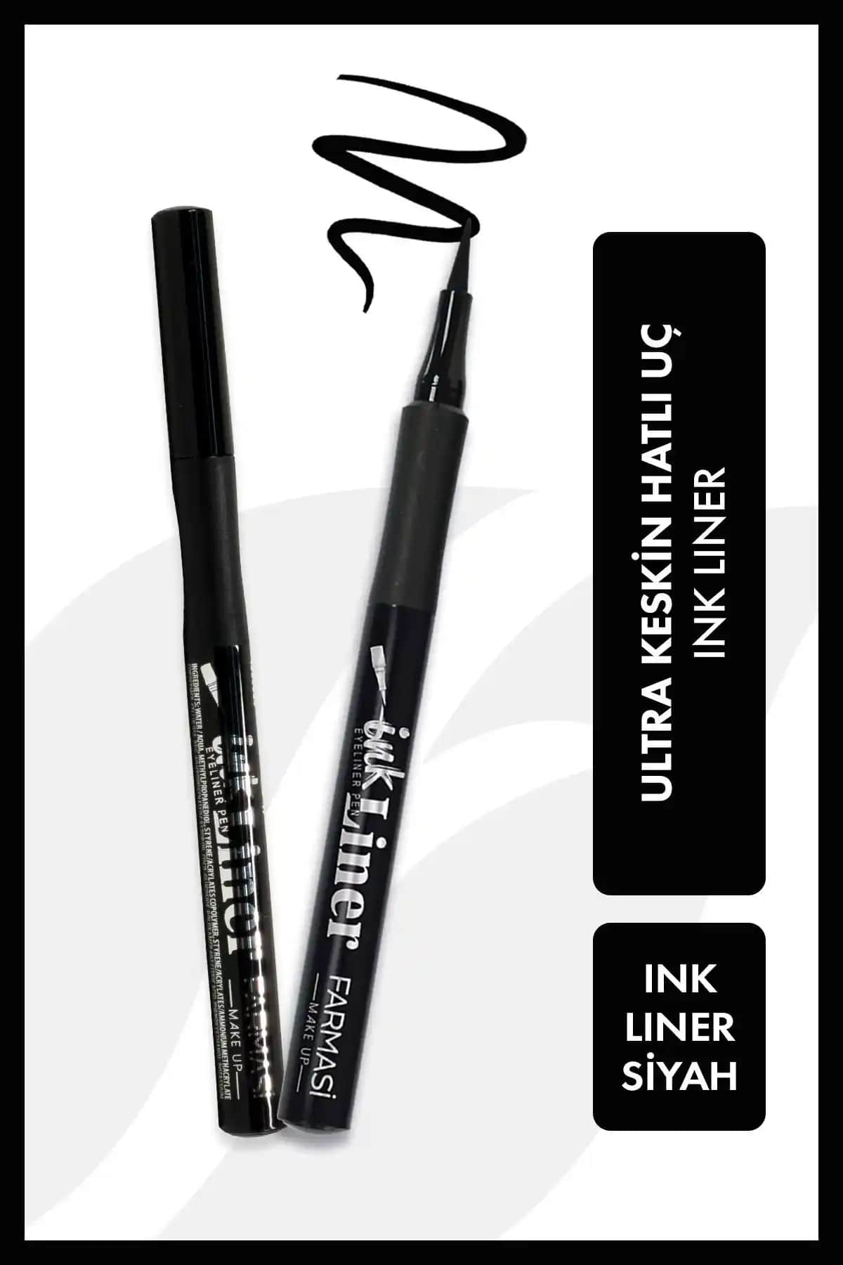 Farmasi Yoğun Siyah Eyeliner Ink Liner ile Kalıcı ve Çarpıcı Göz Makyajı