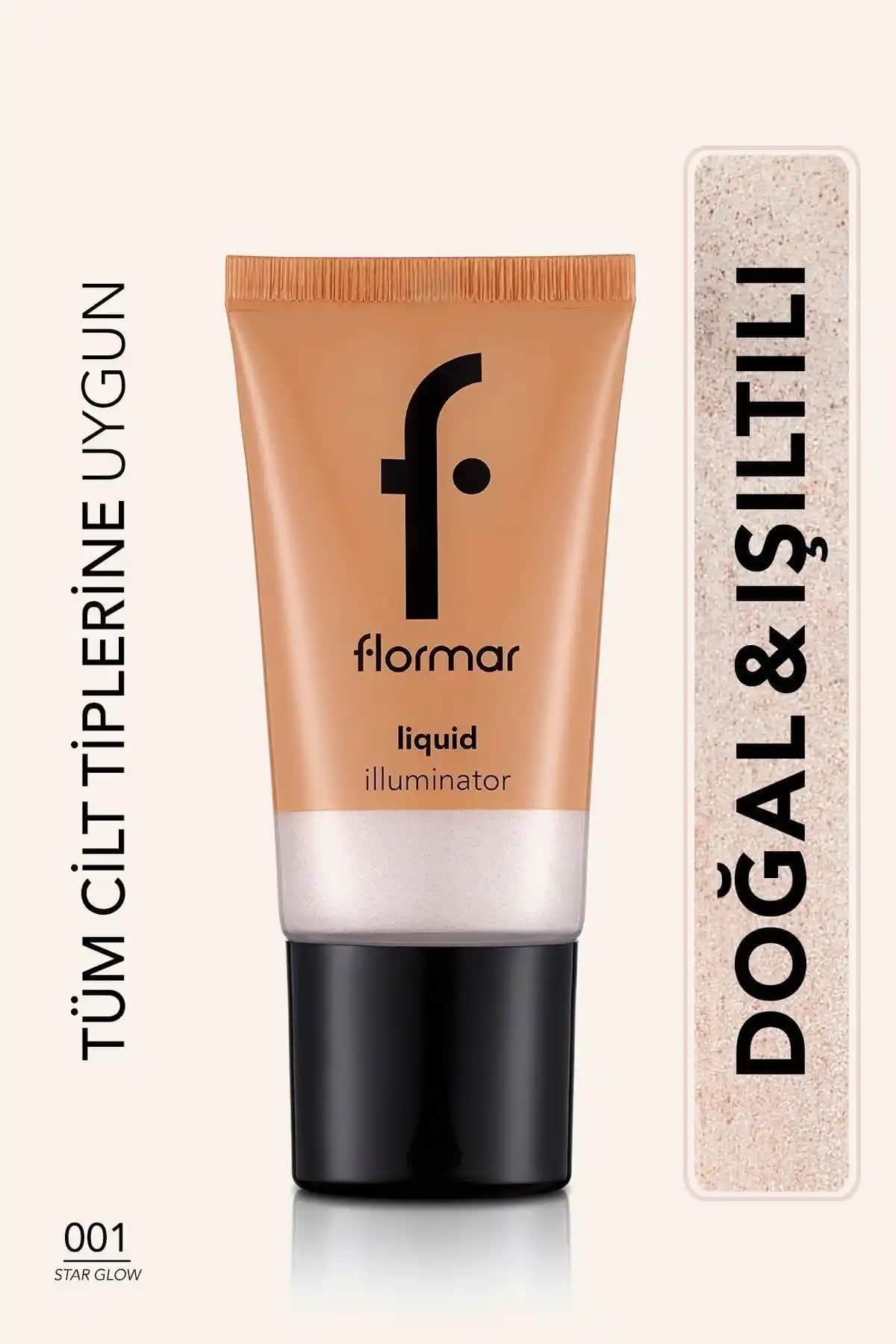 Flormar Doğal Işıltı Veren Likit Aydınlatıcı 001 Star Glow Pembe Alt Tonlu