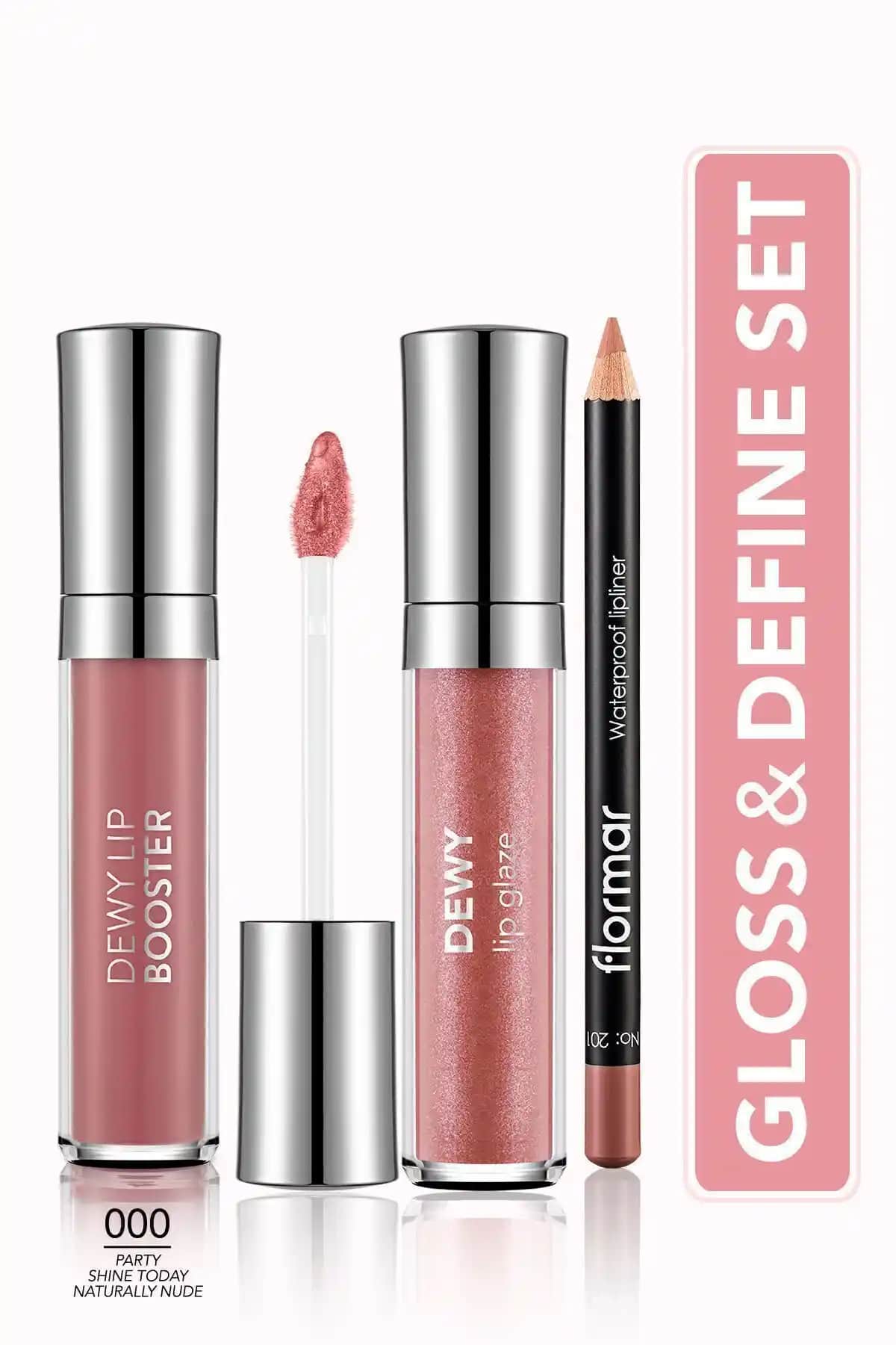 Flormar Gloss& Define Makyaj Seti ile Dudaklarda Doğal ve Çekici Görünüm Yaratın