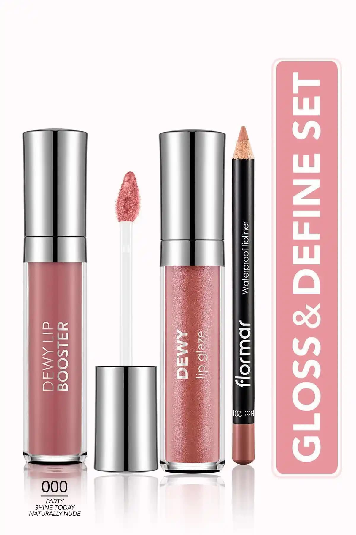 Flormar Gloss& Define Makyaj Seti ile Dudaklarda Doğal ve Çekici Görünüm Yaratın