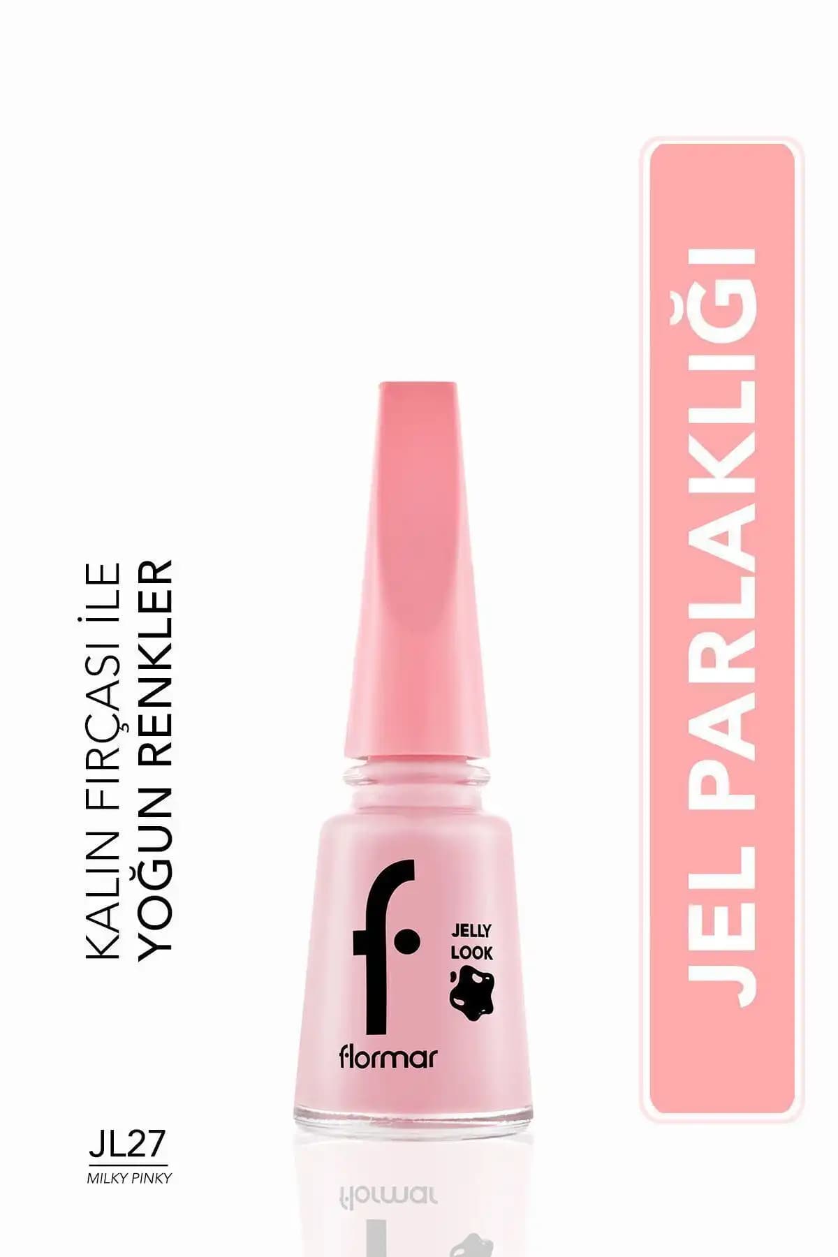 Flormar Jel Görünümlü Parlak Oje ve Jelly Look Sangria Oje Karşılaştırması 1