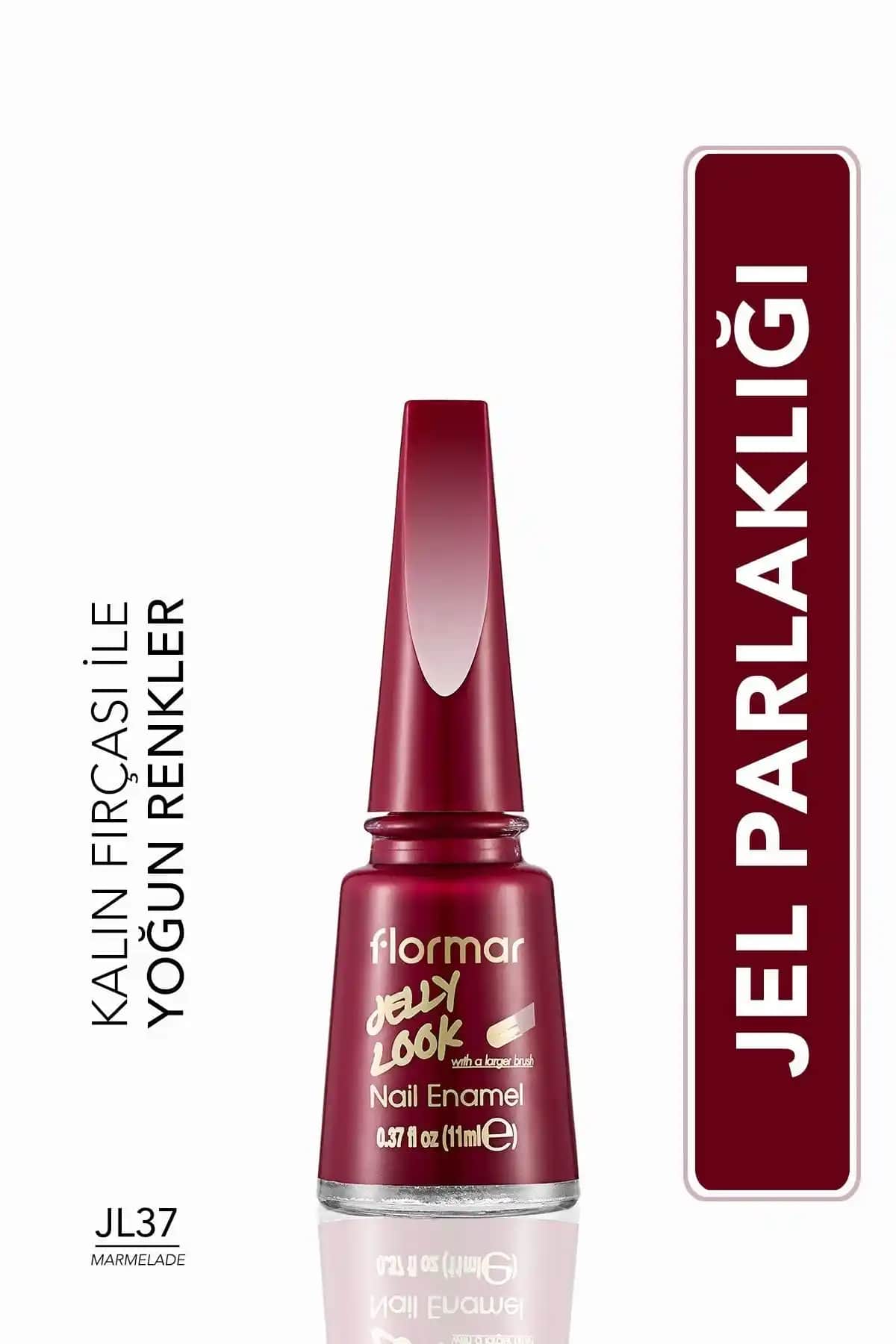 Flormar Jelly Look Marmelade Oje: Canlı ve Parlak Kırmızı Tırnaklar İçin Ideal Seçenek