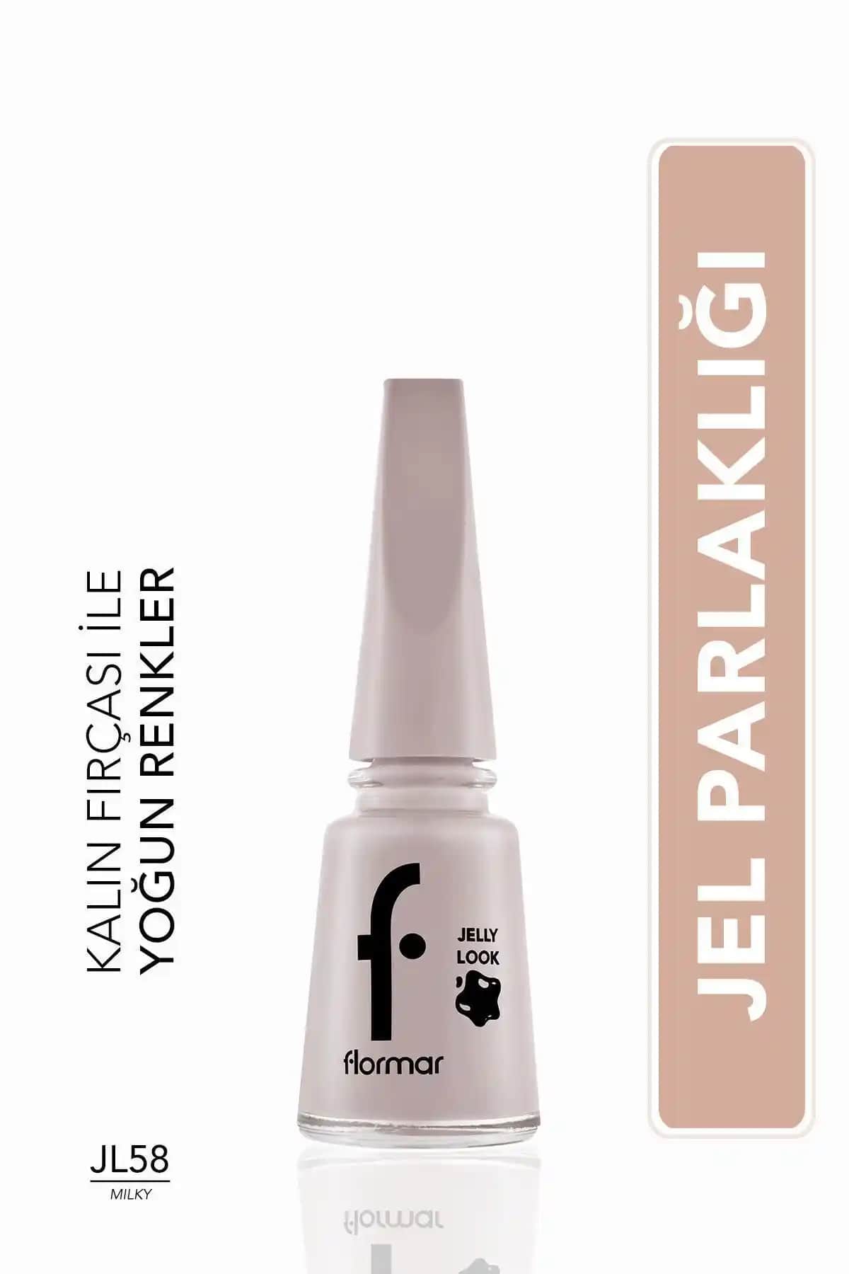 Flormar Jelly Look Nail Enamel L5: Parlak ve Dayanıklı Beyaz Tırnak Ojesi