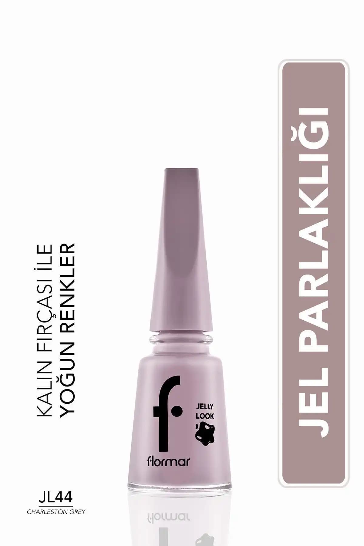 Flormar Jelly Look Oje Charleston Grey: Modern ve Parlak Tırnaklar için İdeal Seçenek
