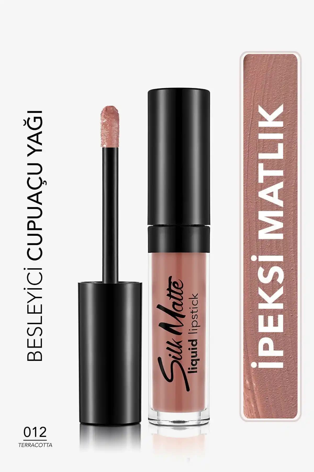 Flormar Kadife Dokulu Likit Mat Ruj 012 Terracotta Sıcak Tonlar ve Uzun Süre Kalıcılık