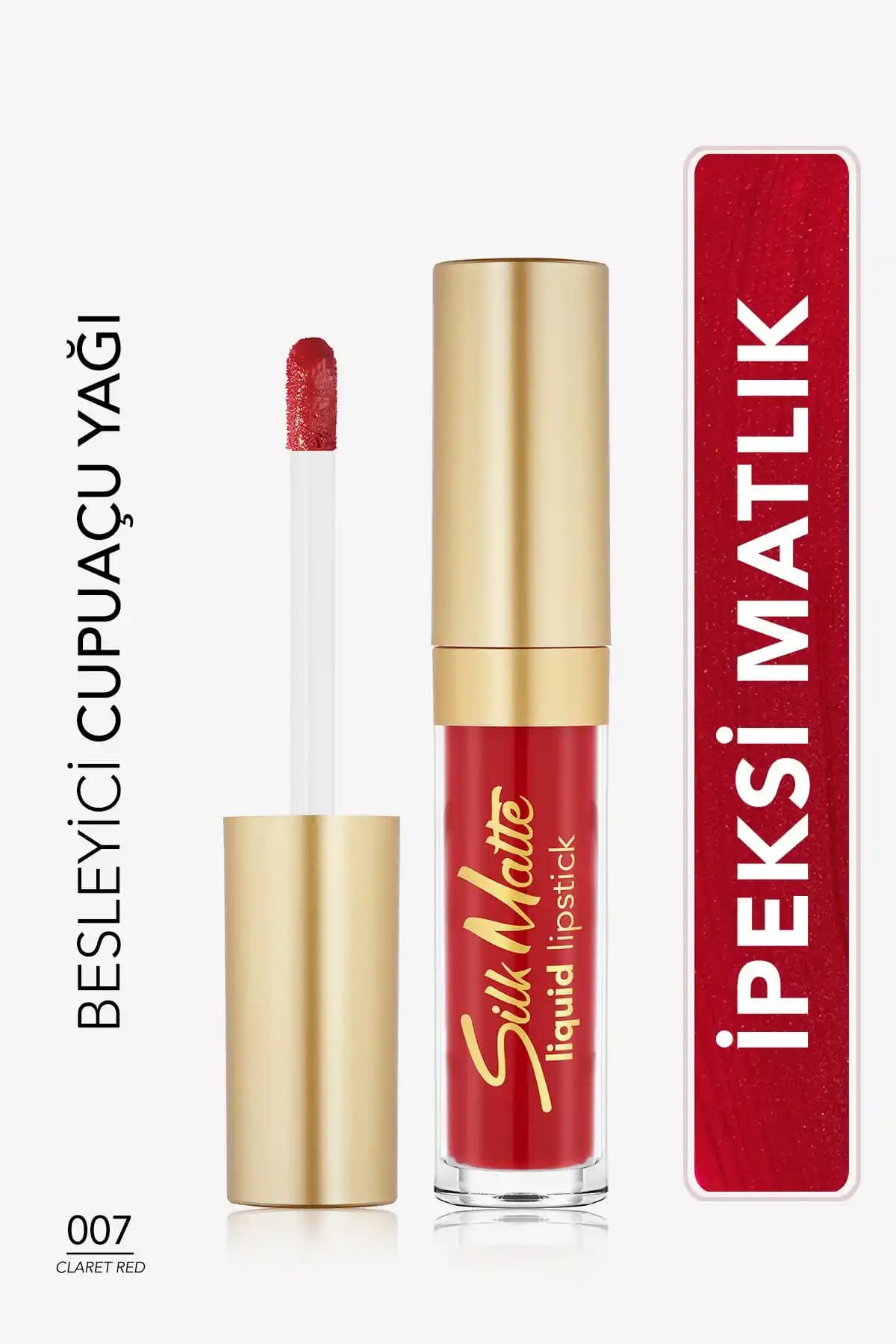 Flormar Kadife Dokulu Likit Mat Ruj Karşılaştırması: 007 Claret Red ve 014 Carnation Red