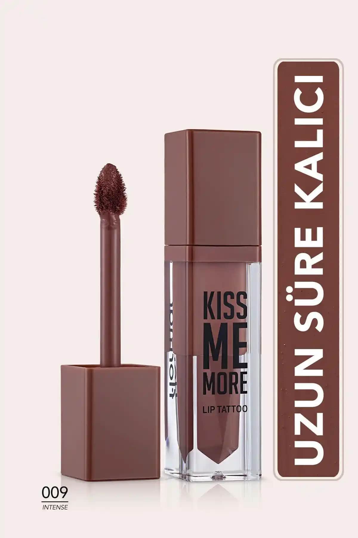 Flormar Kiss Me More Lip Tattoo 009 Intense: Uzun Süreli ve Yoğun Renkli Mat Ruj