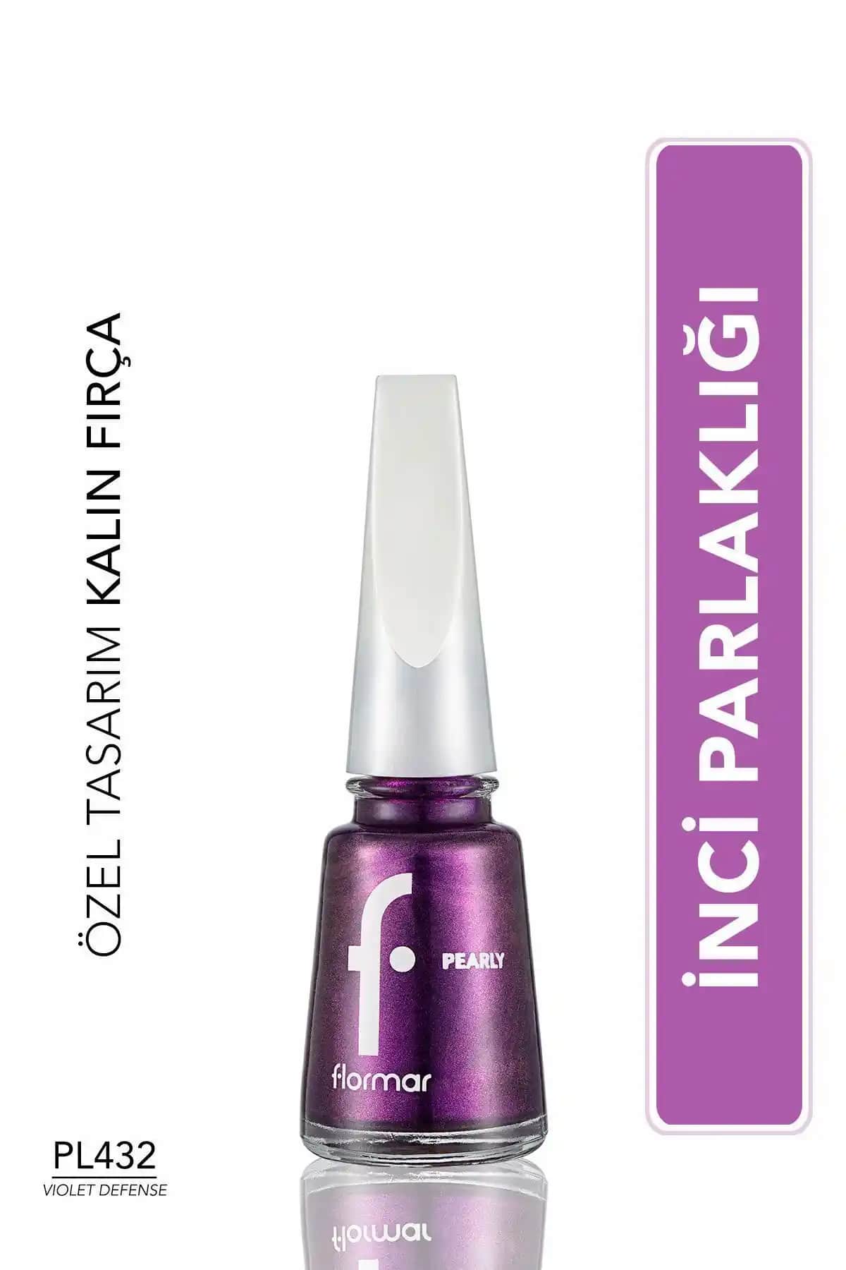 Flormar Maxi Brush Pearly PL432 Violet Defense Mor Oje İncelemesi ve Kullanım İpuçları