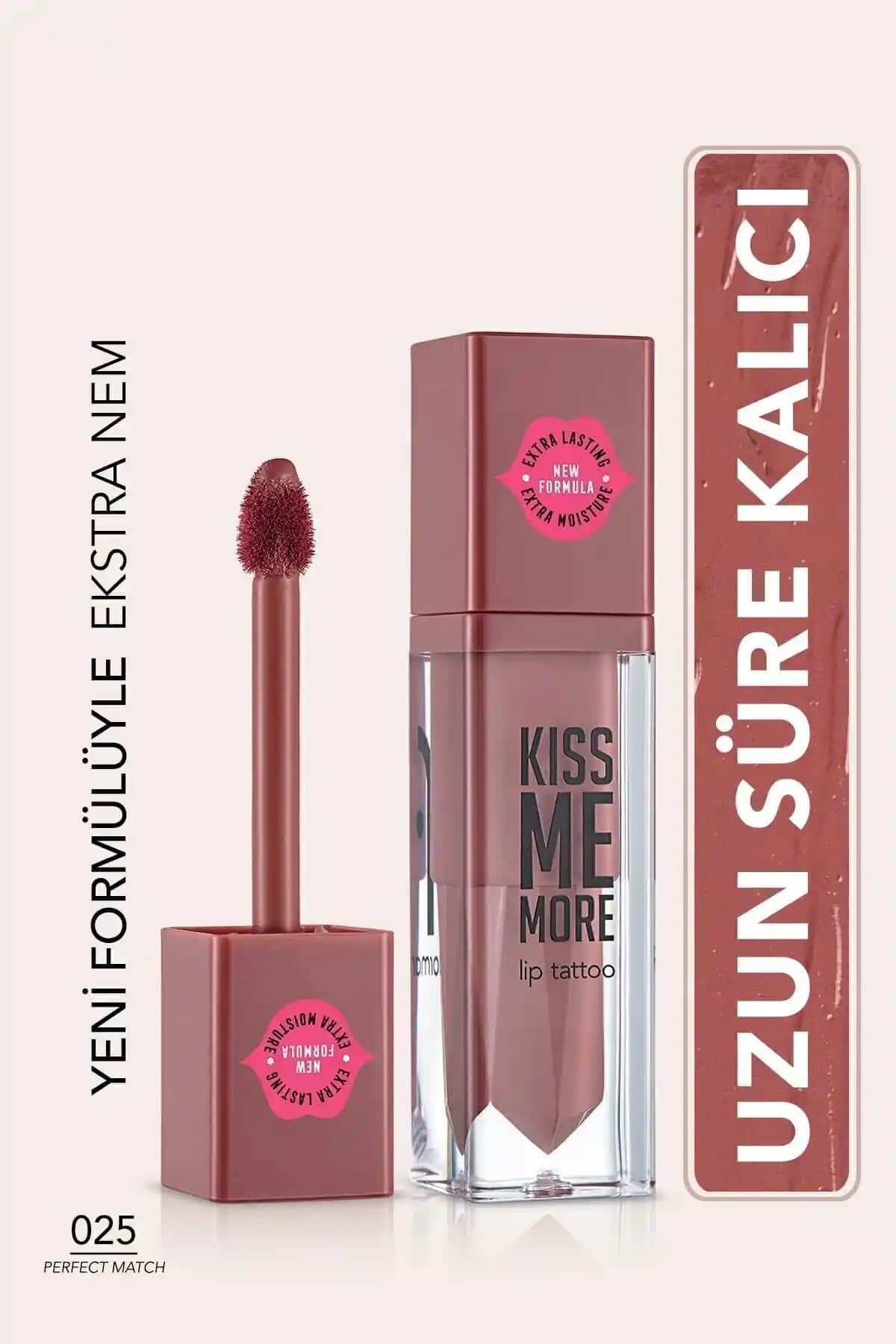Flormar Uzun Süre Kalıcı Mat Ruj Kiss Me More: Kalıcı ve Bakımlı Dudaklar İçin