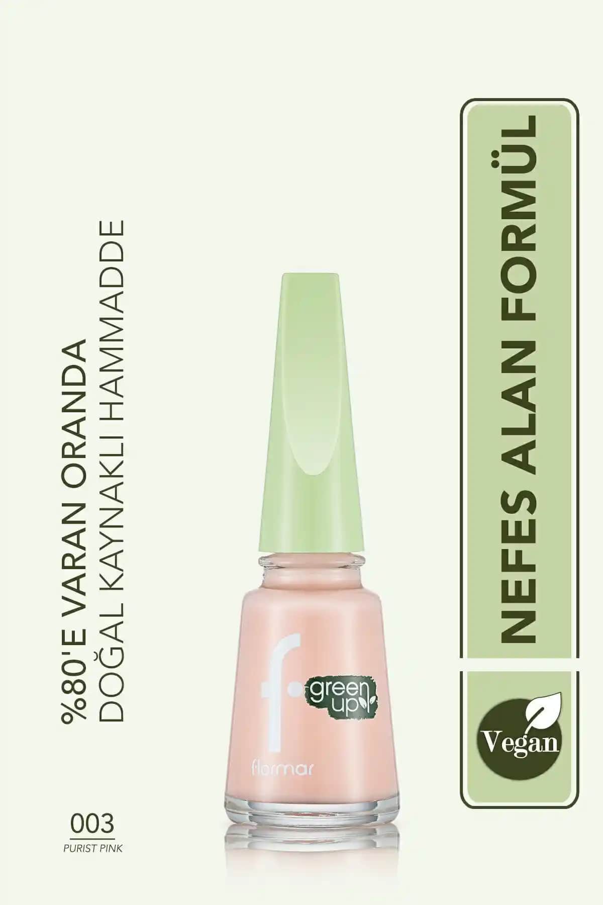 Flormar Vegan Parlak Bitişli Oje: Doğal ve Şık Günlük Kullanım İçin Uygun