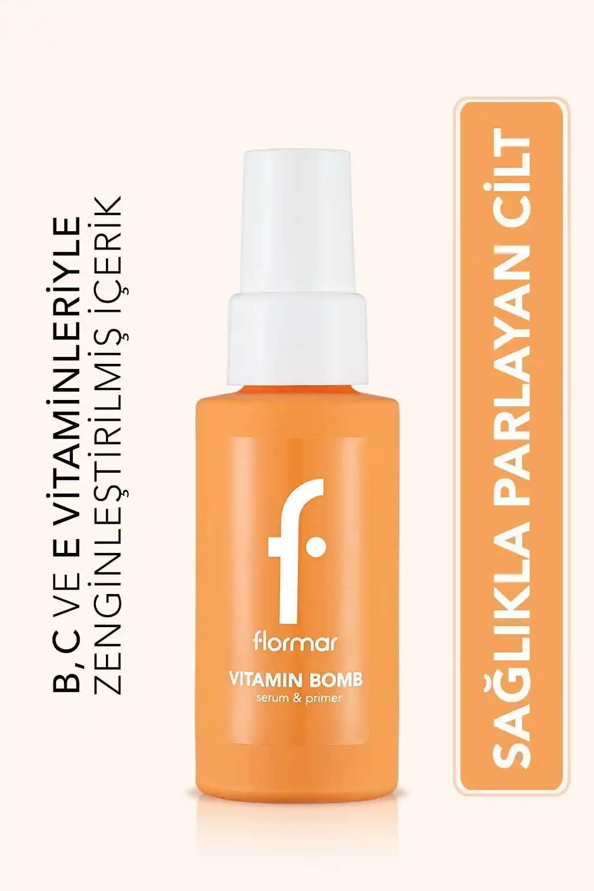 Flormar Vitamin Bomb Serum & Primer: Çok Yönlü Cilt Bakım ve Makyaj Temeli