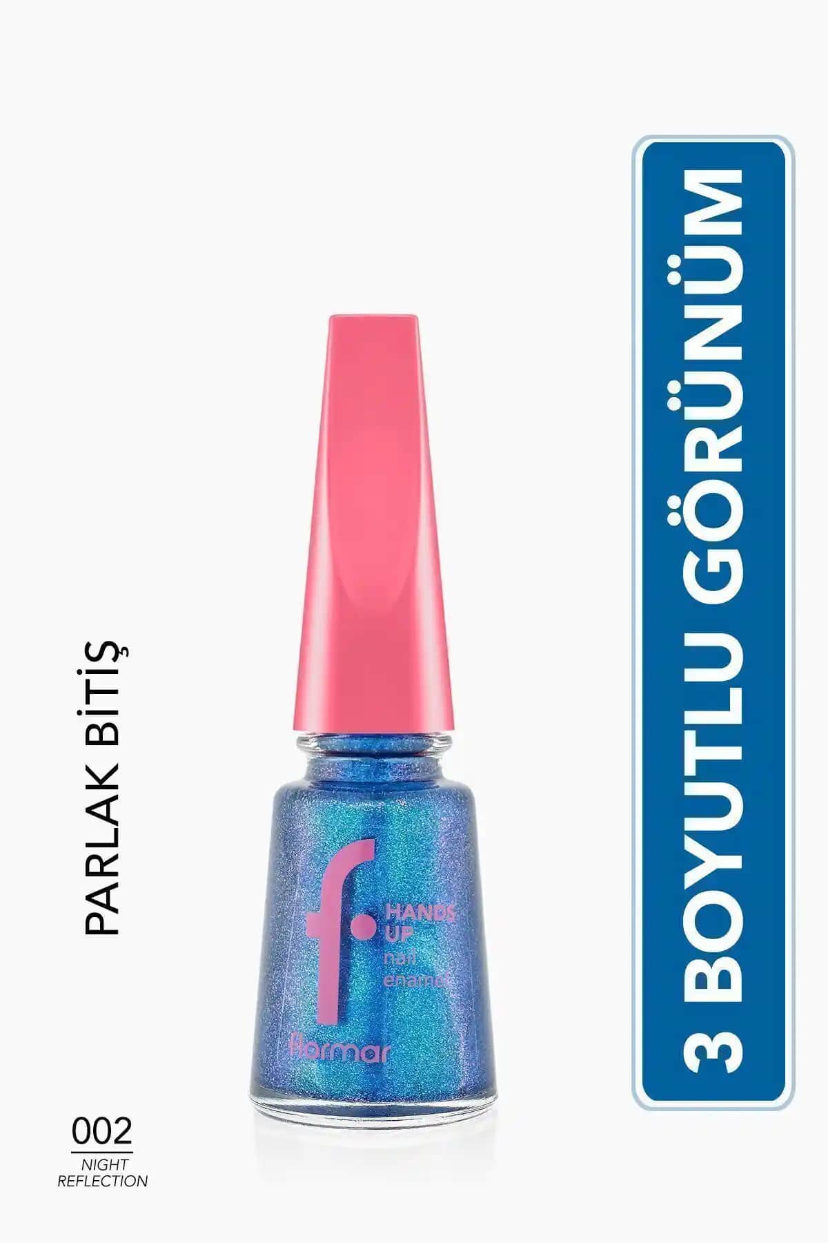 Flormar Yoğun Pigmentli Holografik Oje - Uzun Süre Parlak ve Çarpıcı Görünüm