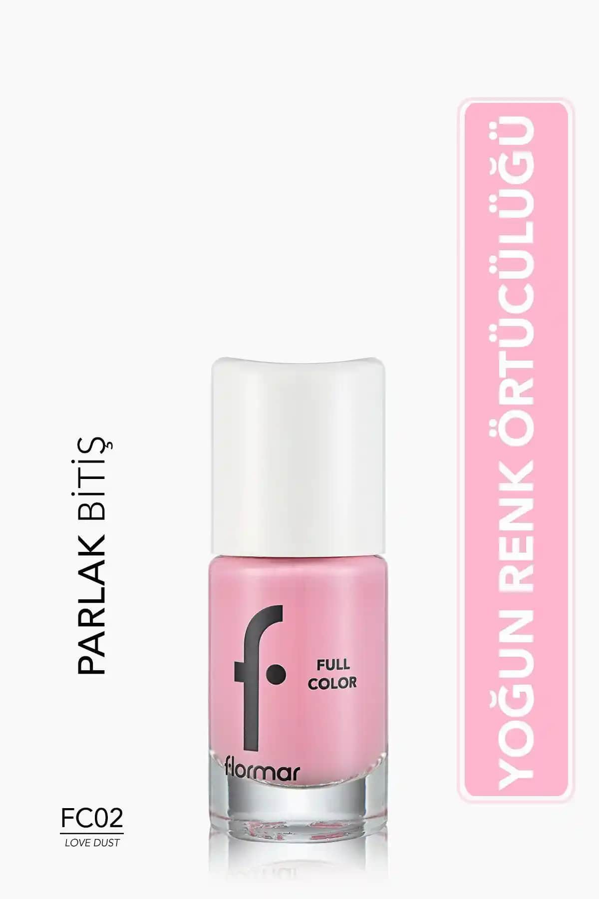 Flormar Yoğun Pigmentli Parlak Oje Serisi Karşılaştırması FC02 ve FC34