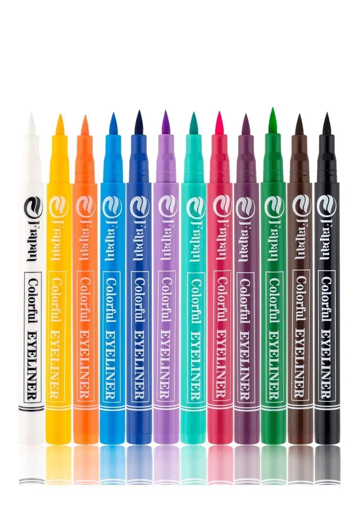 Frapan 12'li Kalem Eyeliner Seti: Renkli ve Dayanıklı Göz Makyajı Çözümü