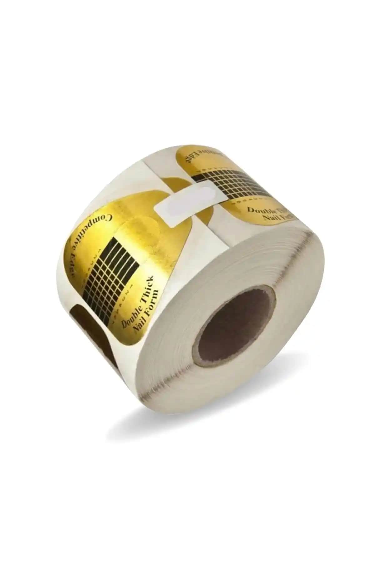 FREELADY Protez Tırnak Gold Şablon 100'lü Rulo ile Estetik ve Kolay Tırnak Tasarımları