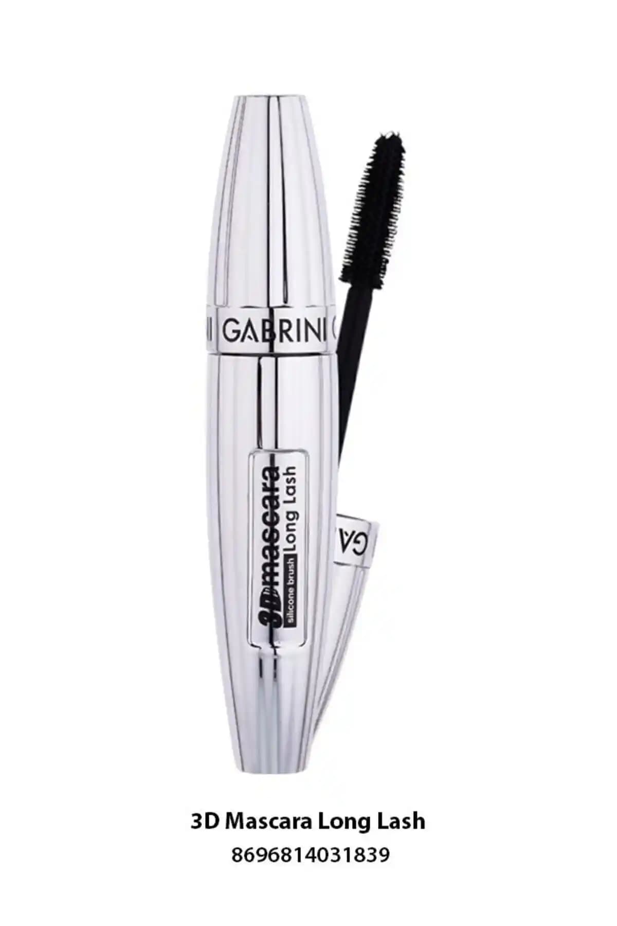 Gabrini 3D Silikon Fırça Long Lash Mascara: Suya Dayanıklı ve Hacim Kazandırıcı Maskara